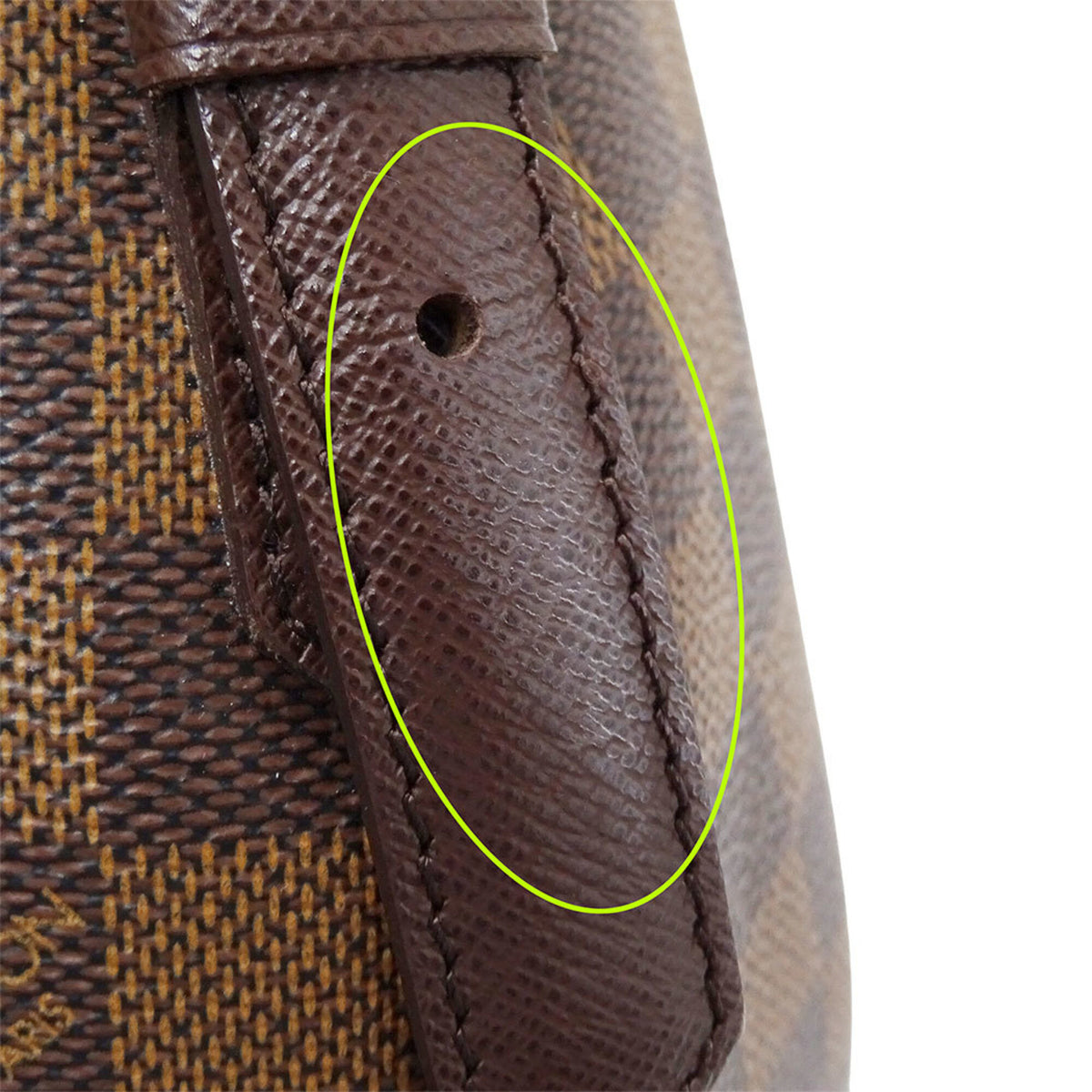 Louis Vuitton Damier Brown Damier Canvas Handbag (Pre-Owned)