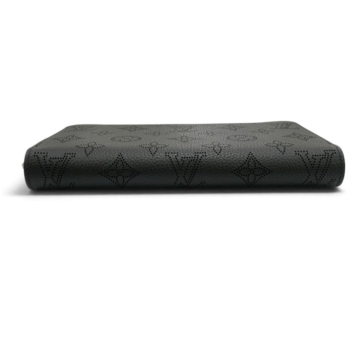 Louis Vuitton Black Mahina Leather Long Wallet (Bi-Fold) (Pre-Owned)