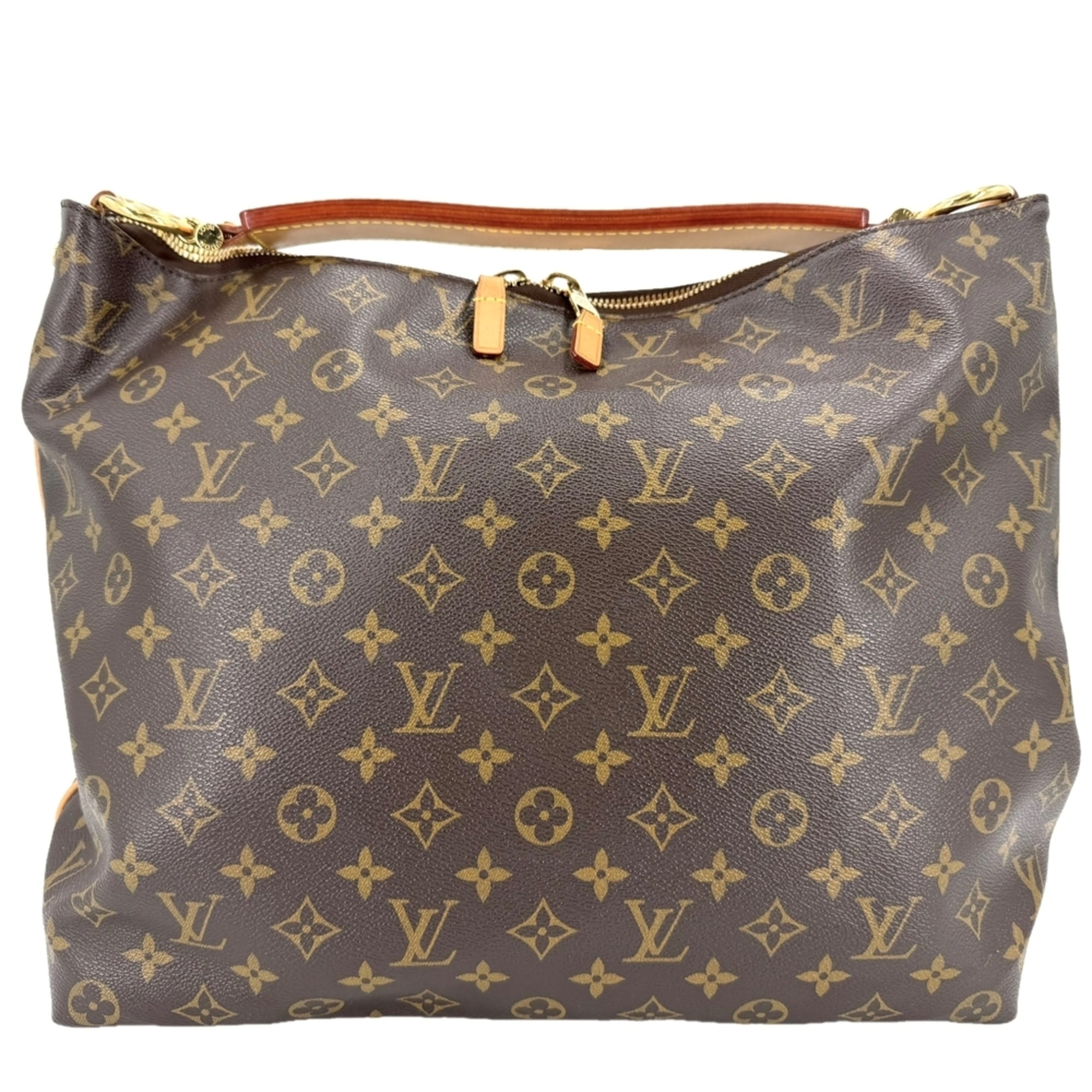 Louis Vuitton Brown Monogram Canvas Handbag (Pre-Owned)