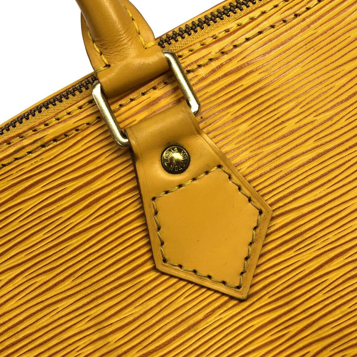 Louis Vuitton Yellow Leather Boston Bag (Pre-Owned)