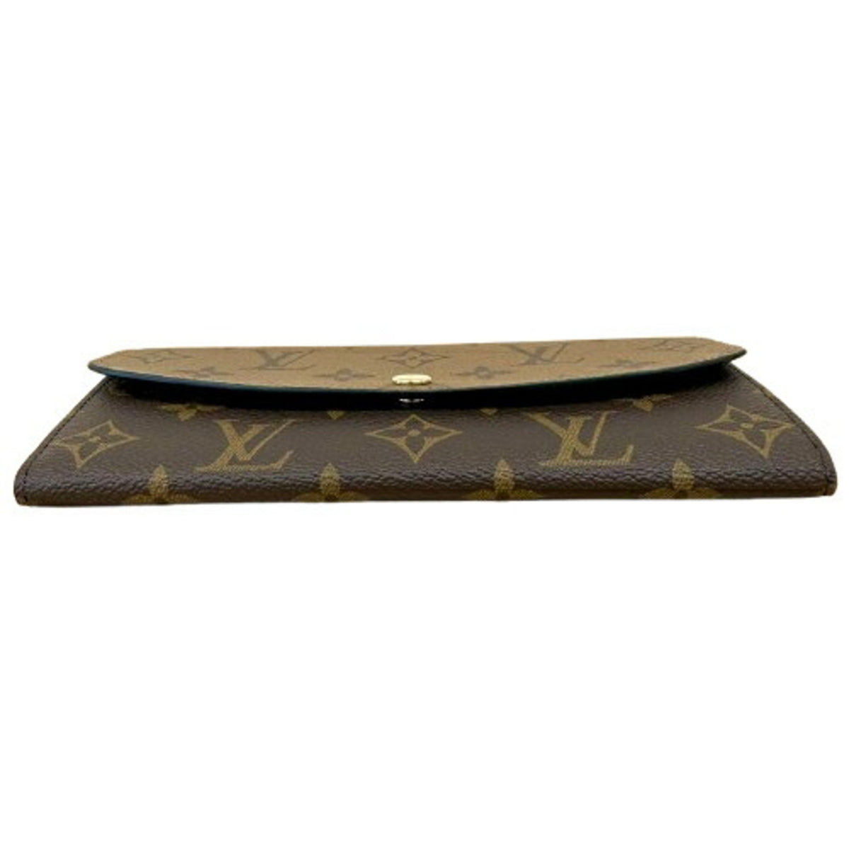 Louis Vuitton Brown Monogram Reverse Monogram Reverse Long Wallet (Bi-Fold) (Pre-Owned)