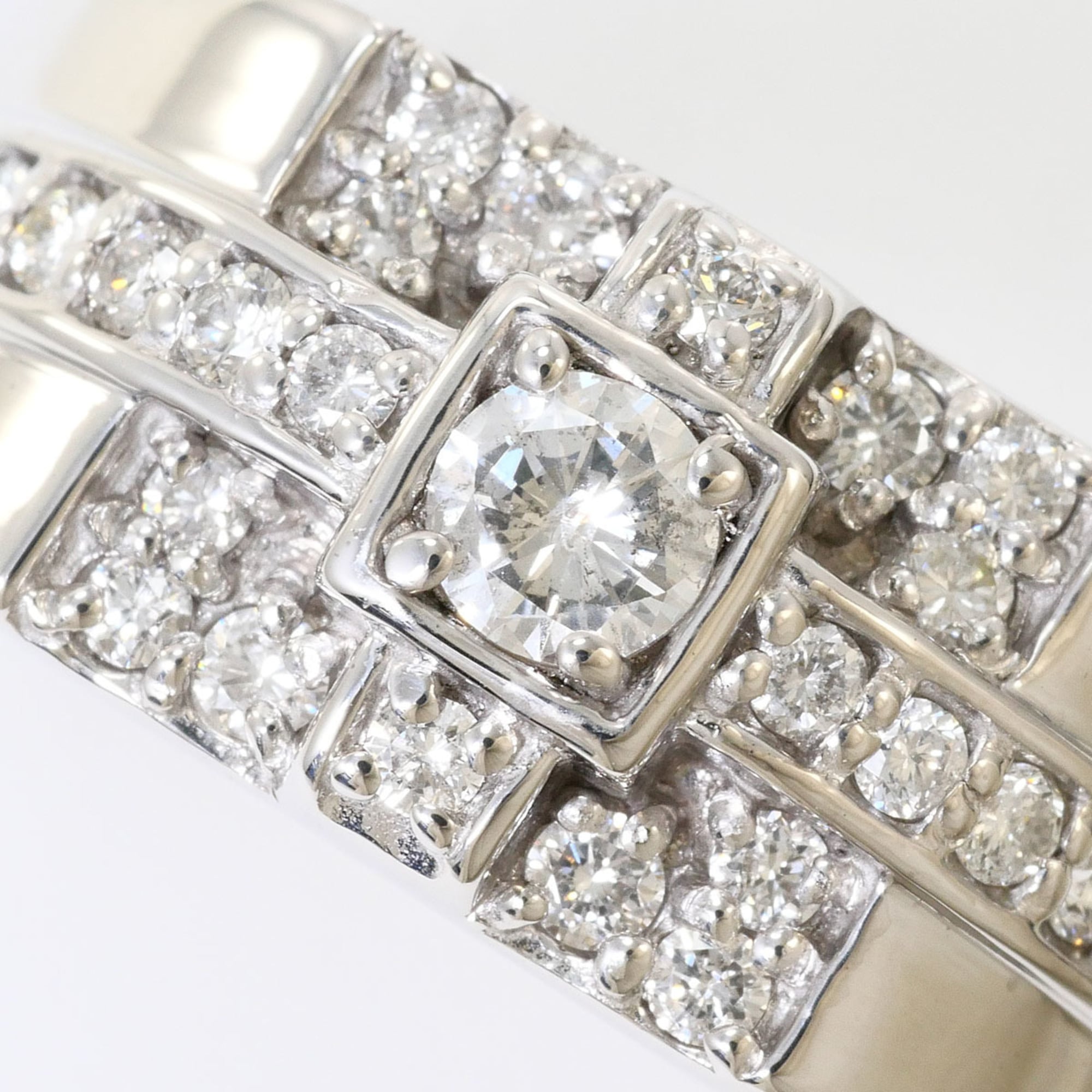 Unbranded White Gold White Gold (18K) Band Ring (Pre-Owned)