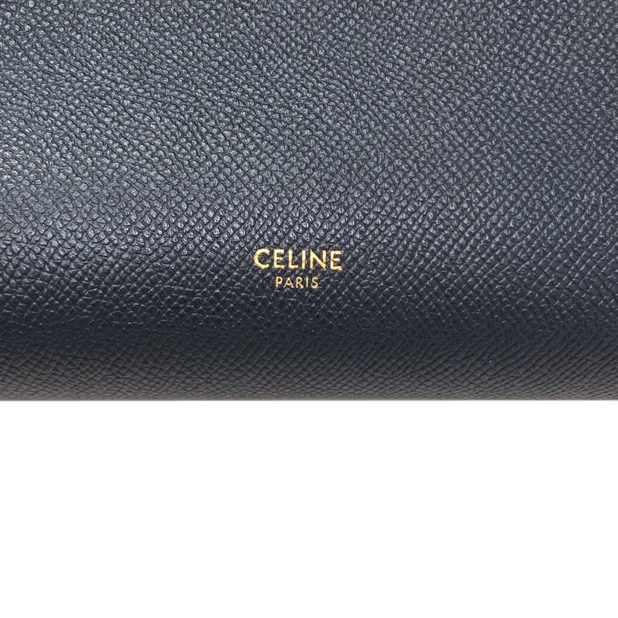 Celine Navy Leather Handbag (Pre-Owned)