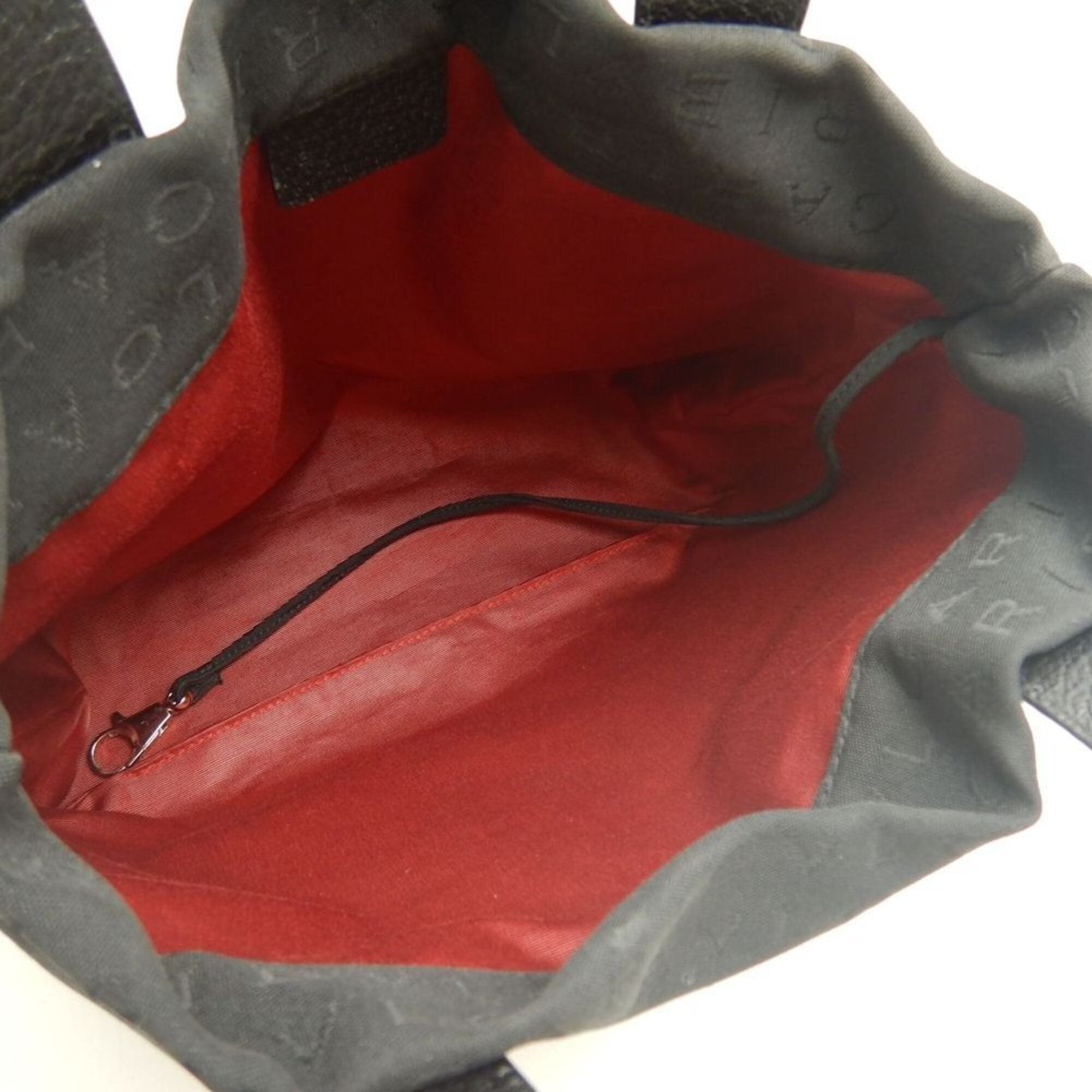 Bvlgari Logomania Black Canvas Tote Bag (Pre-Owned)