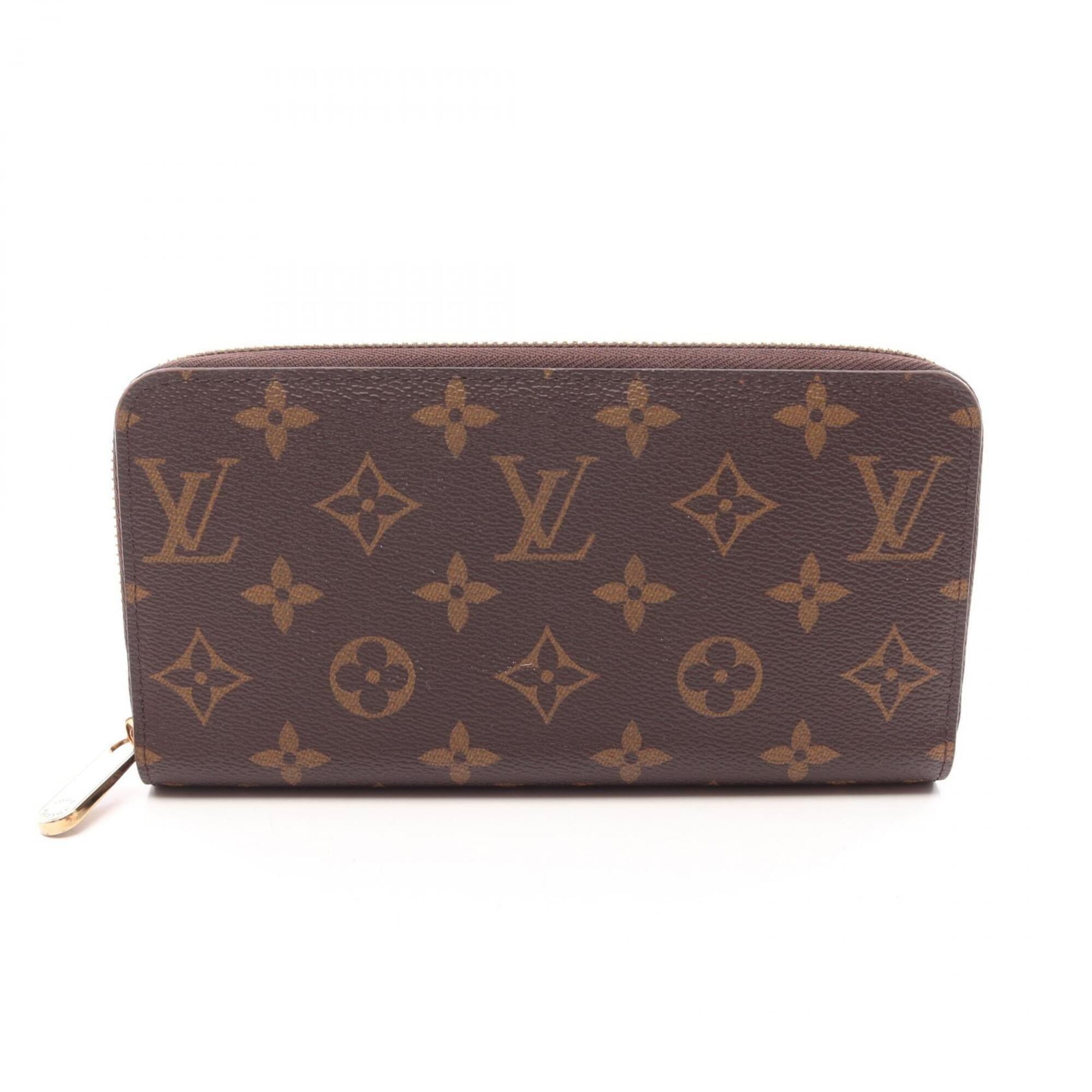 Louis Vuitton Brown Red Color Pvc Long Wallet (Bi-Fold) (Pre-Owned)
