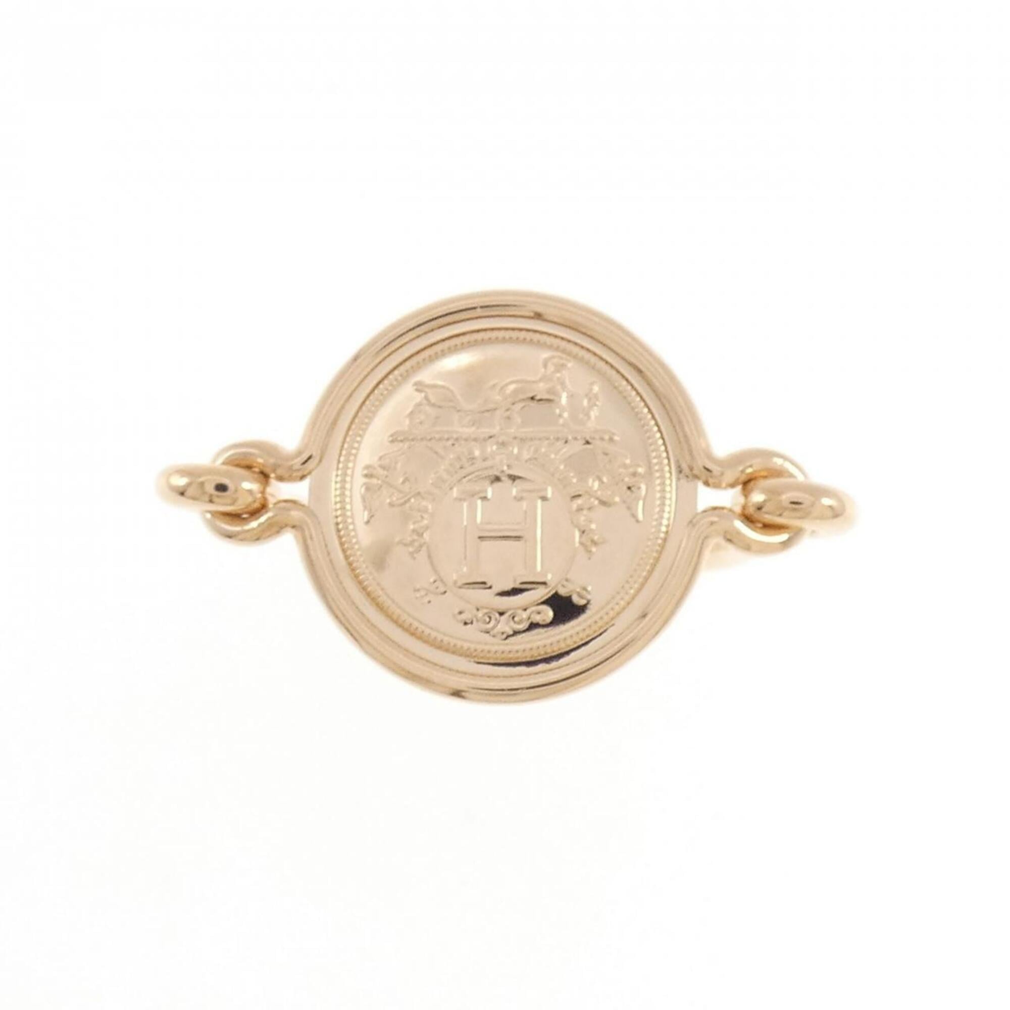 Hermes Pink Gold (18K) Band Ring (Pre-Owned)