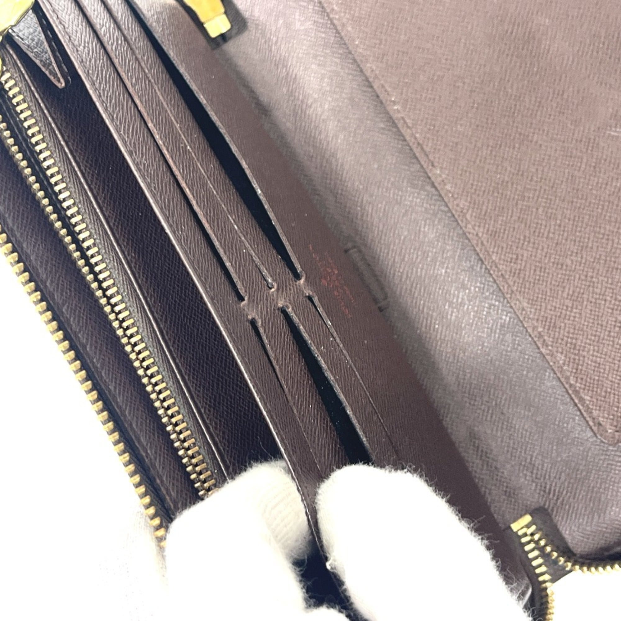 Louis Vuitton Brown Ebene Galle Damier Canvas Coin Purse/Coin Case (Pre-Owned)
