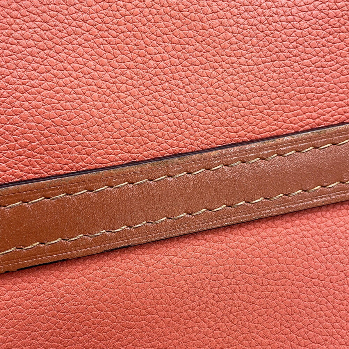 Loewe Brown Pink Leather Shoulder Bag (Pre-Owned)