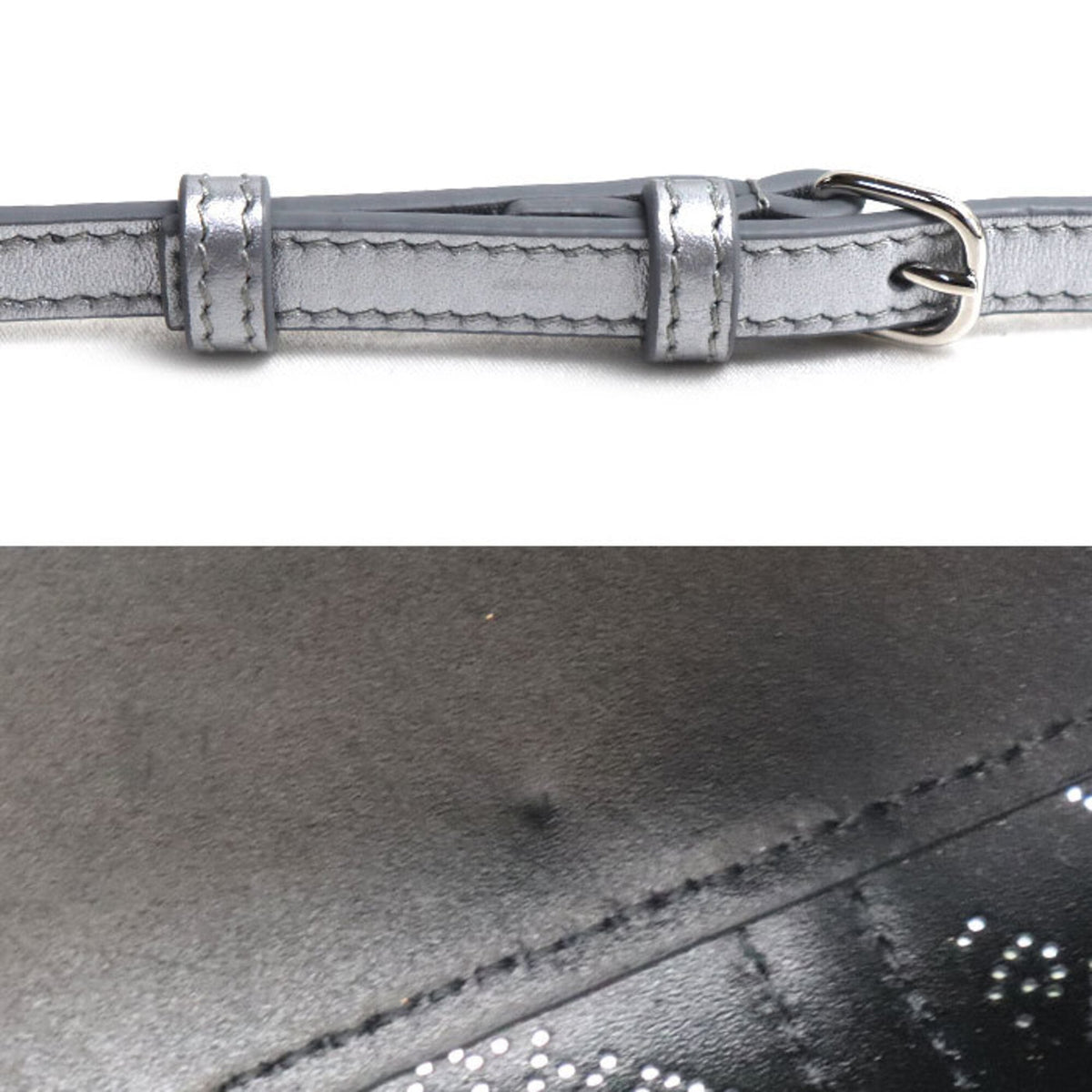 Balenciaga Silver Leather Tote Bag (Pre-Owned)