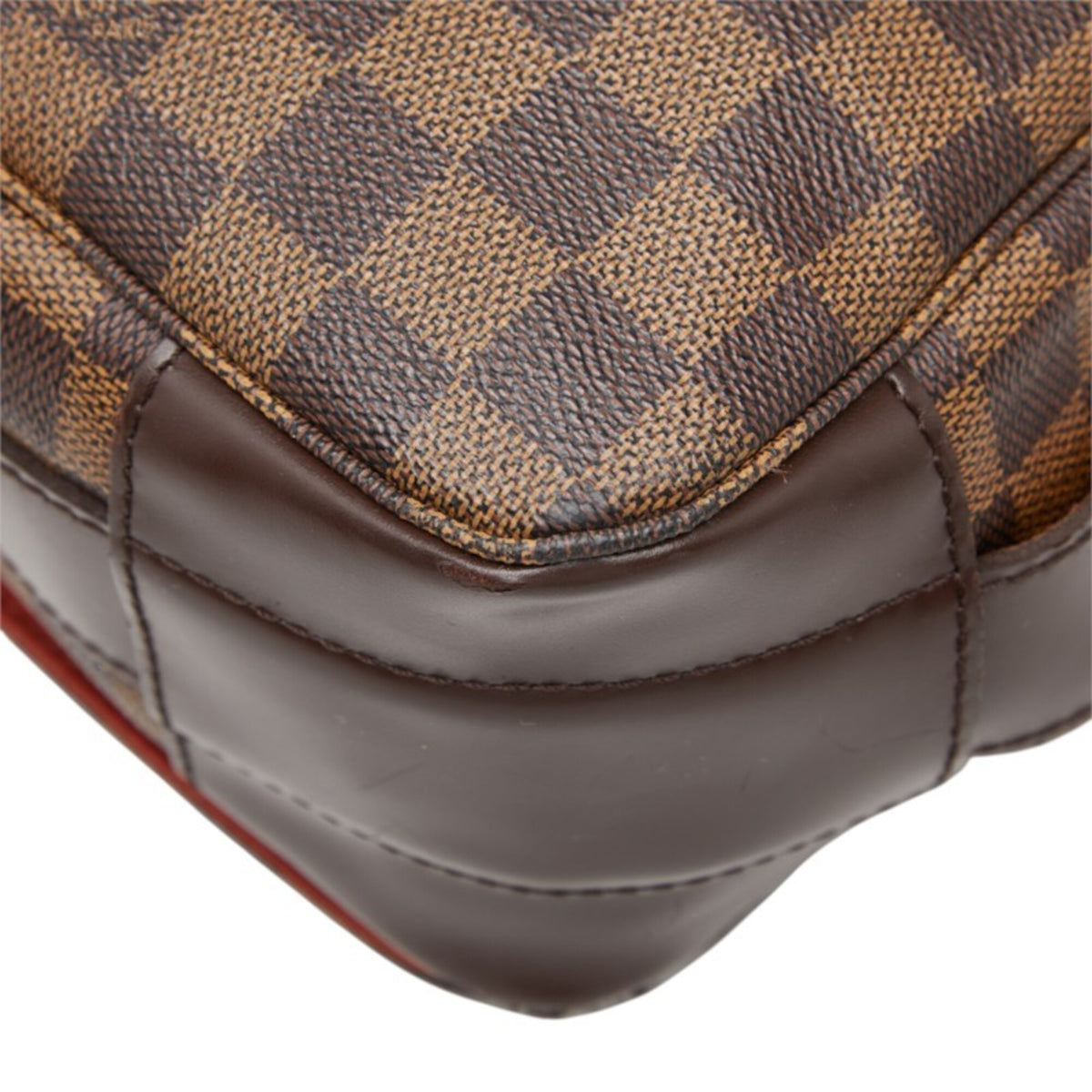 Louis Vuitton Brown Pvc Leather Shoulder Bag (Pre-Owned)