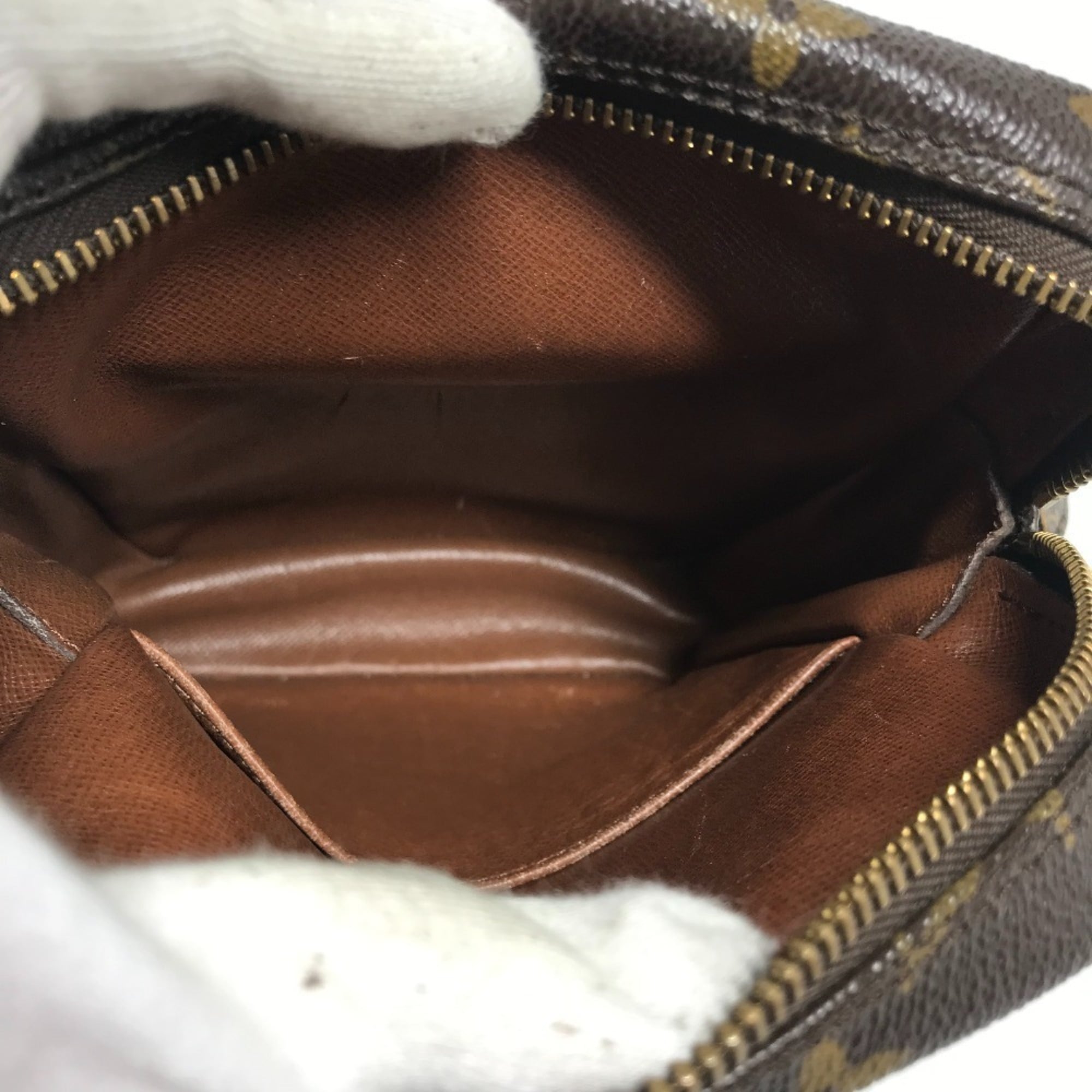 Louis Vuitton Brown Monogram Canvas Pochette Shoulder Bag (Pre-Owned)