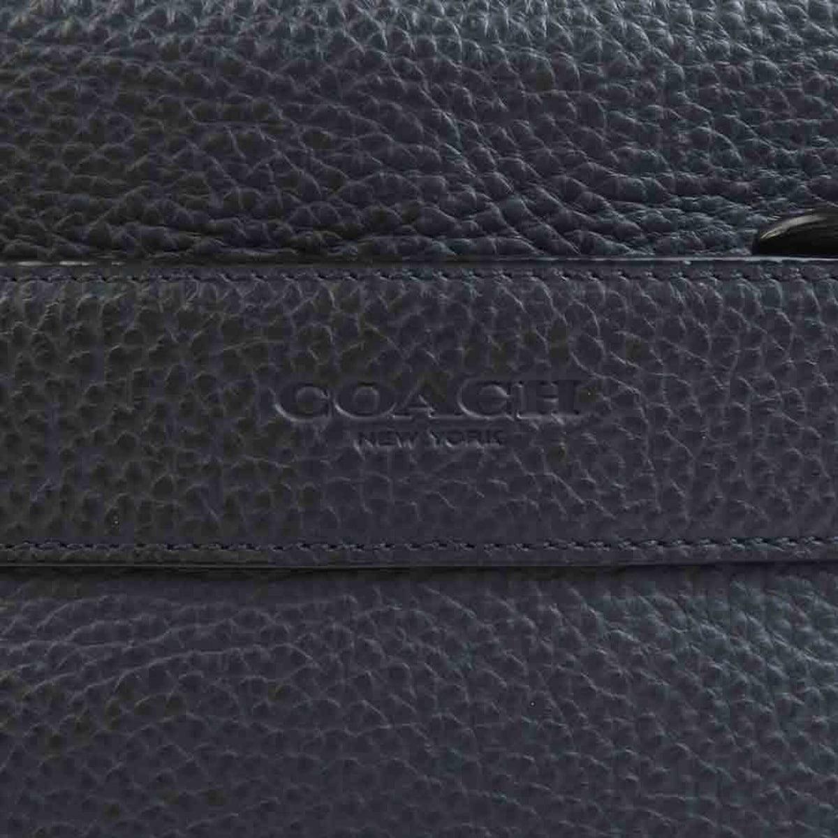 Coach Charcoal Gray Leather Shoulder Bag (Pre-Owned)