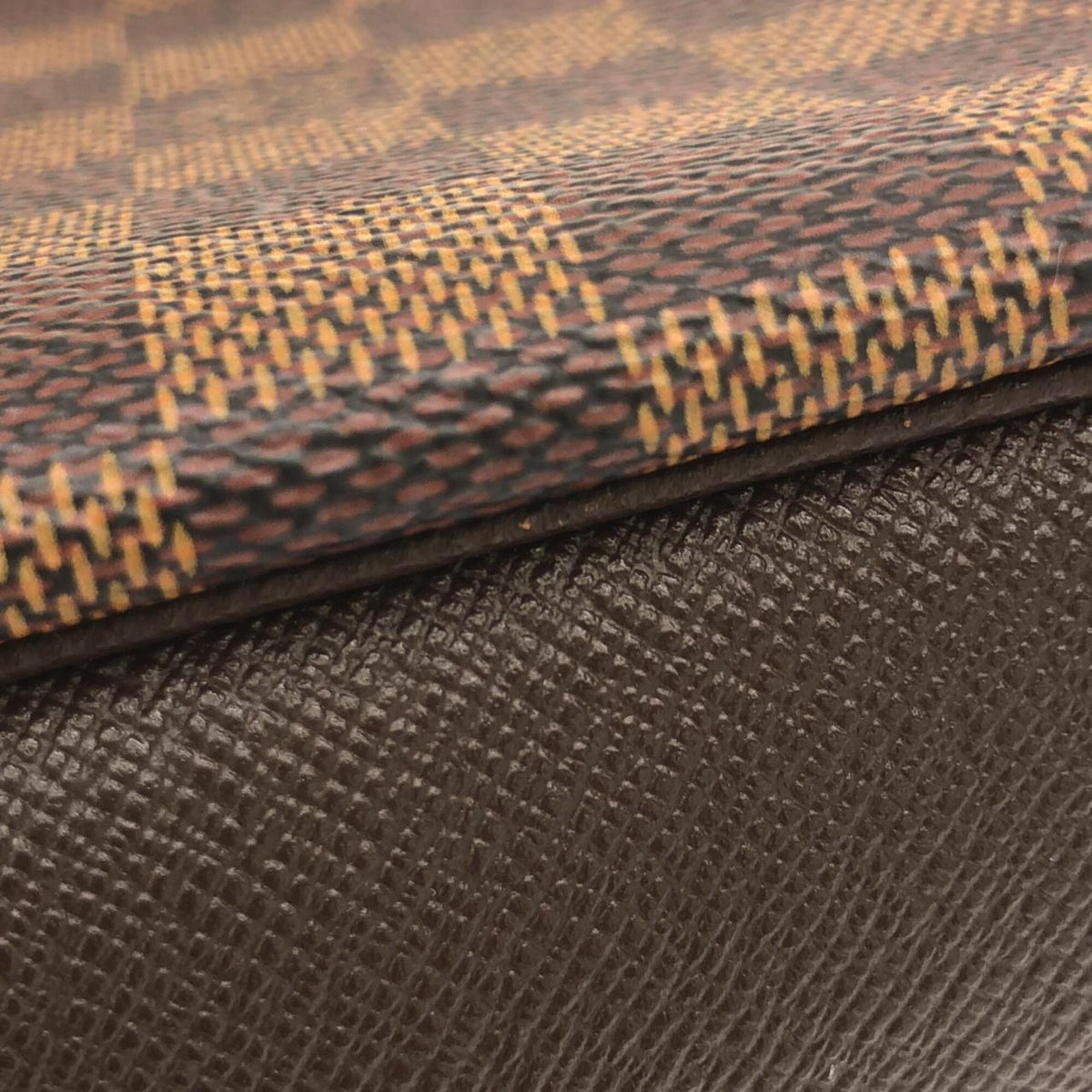 Louis Vuitton Damier Ebene Coated Canvas Pouch (Pre-Owned)