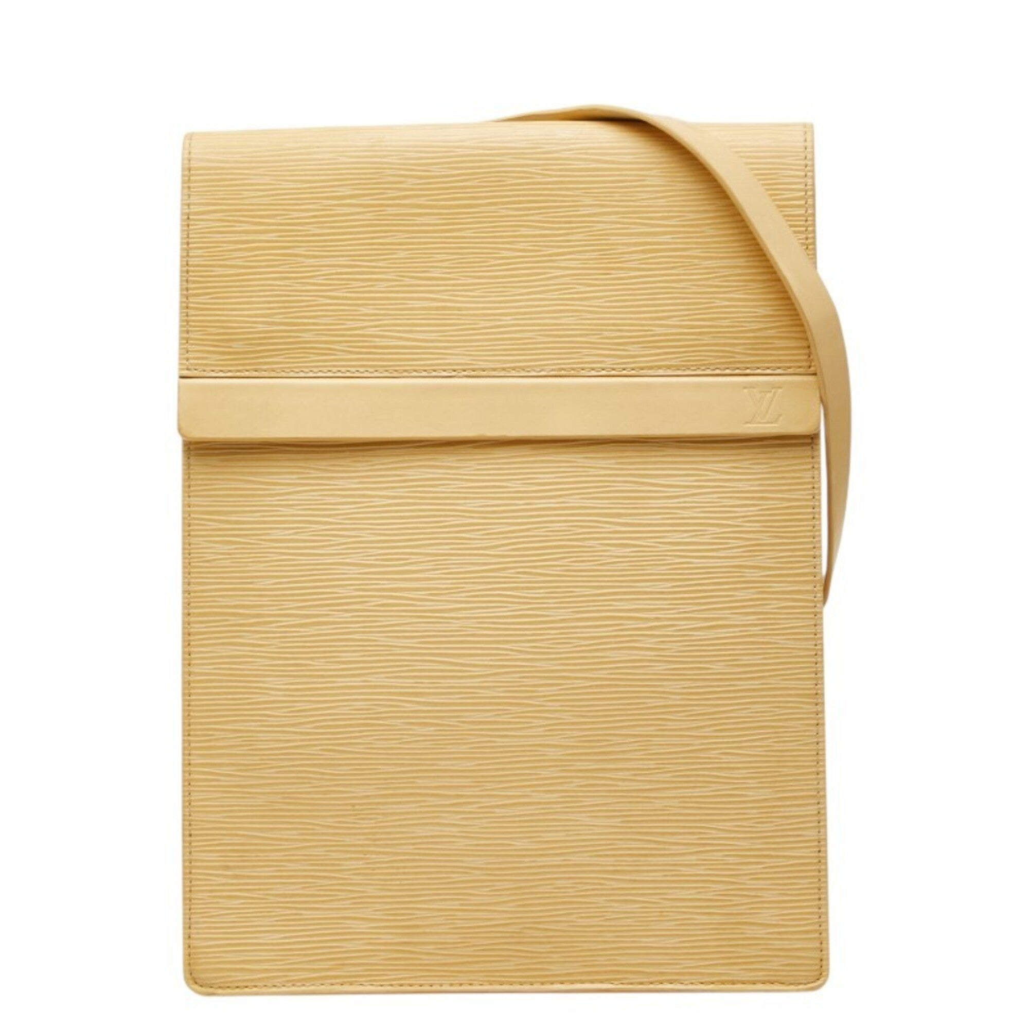 Louis Vuitton Vanilla Yellow Leather Shoulder Bag (Pre-Owned)