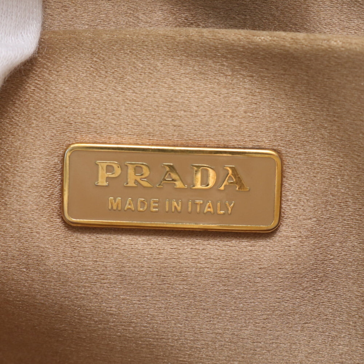 Prada Yellow Leather Shoulder Bag (Pre-Owned)