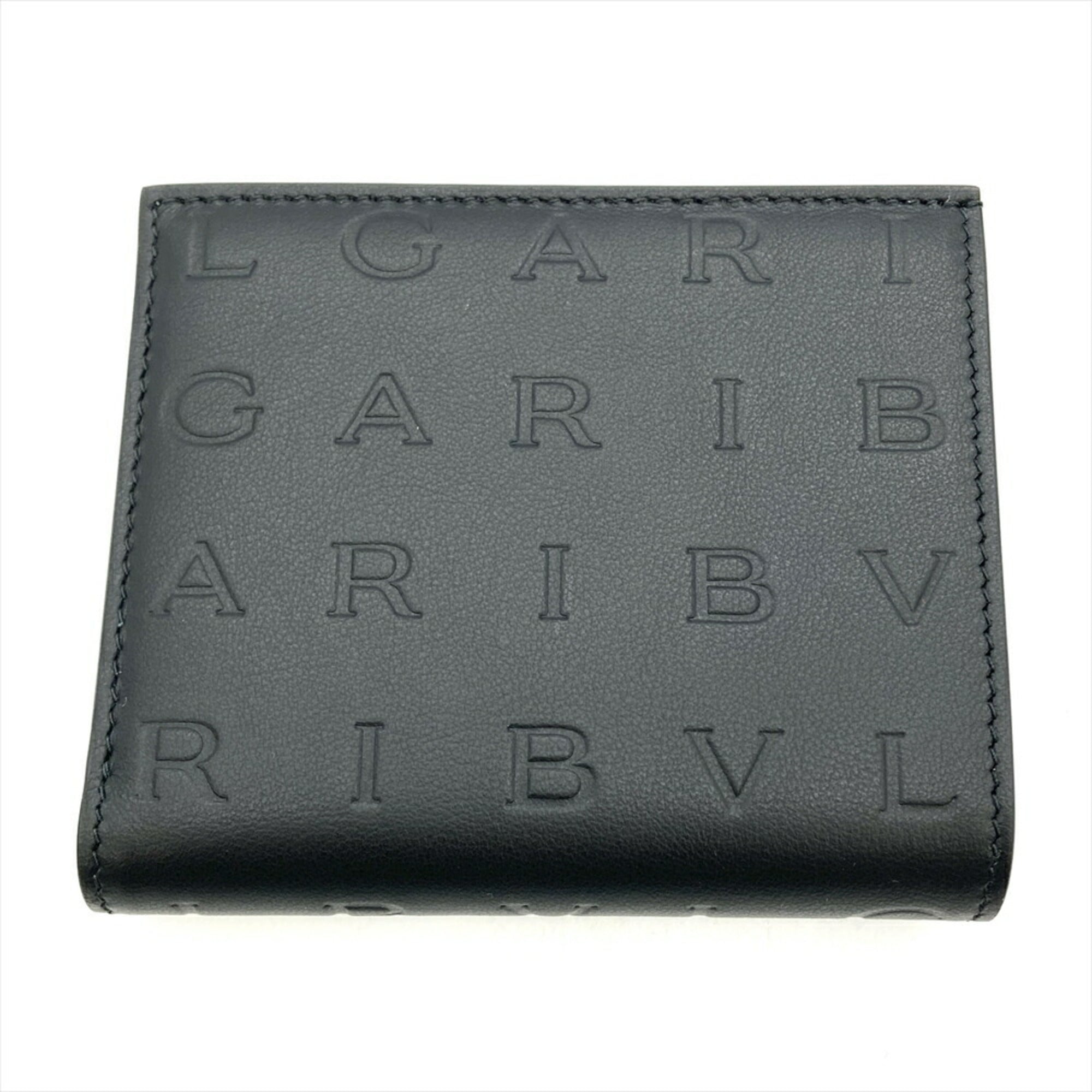 Bvlgari Black Leather Wallet (Bi-Fold) (Pre-Owned)