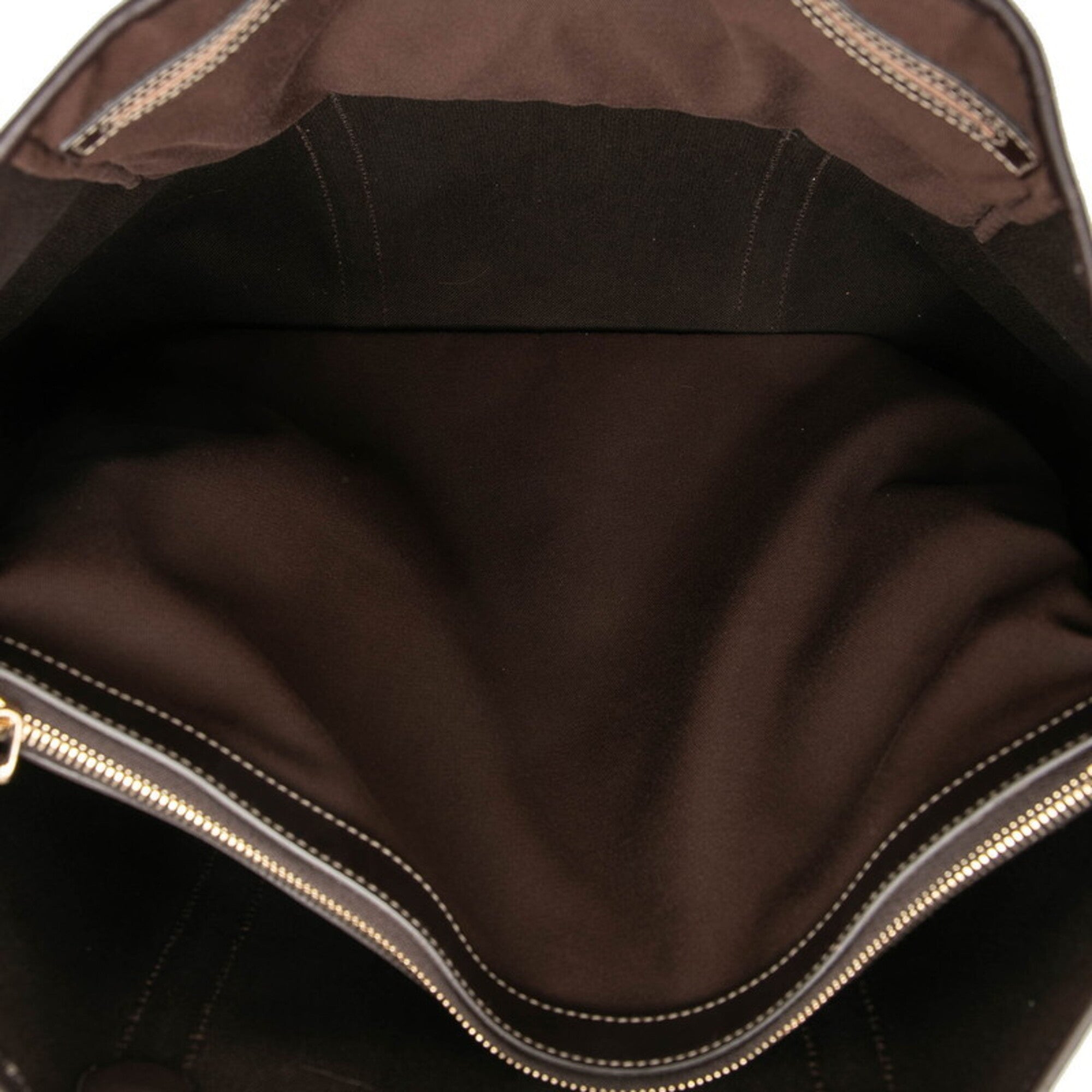 Gucci Beige Brown Pvc Leather Tote Bag (Pre-Owned)