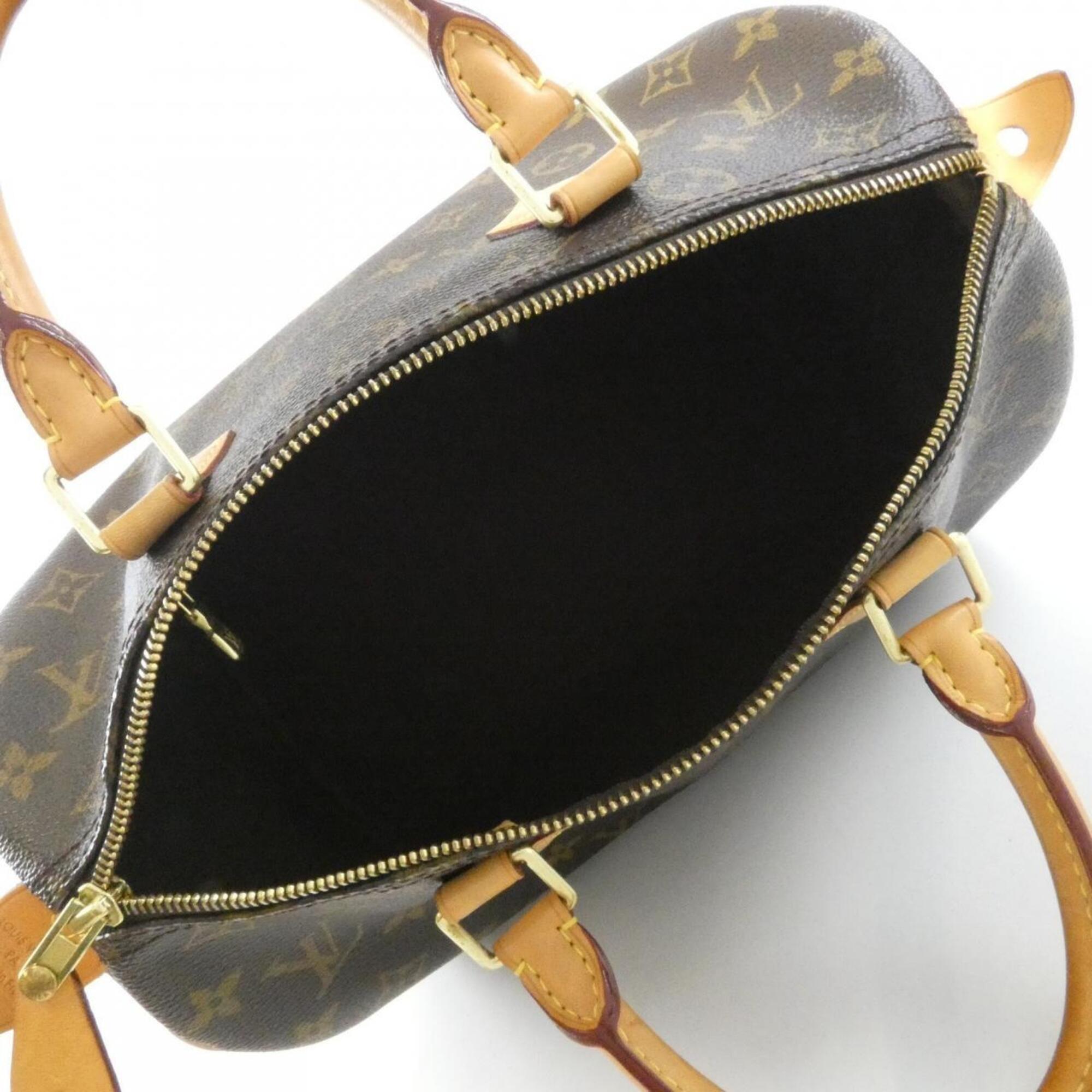 Louis Vuitton Monogram Marron Coated Canvas Boston Bag (Pre-Owned)