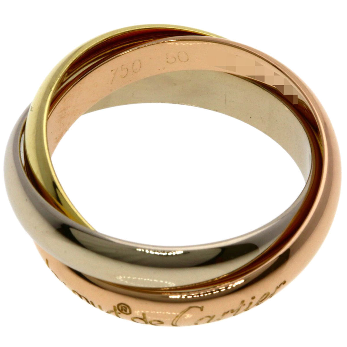 Cartier Yellow Gold (18K) Pink Gold (18K) White Gold (18K) Band Ring (Pre-Owned)