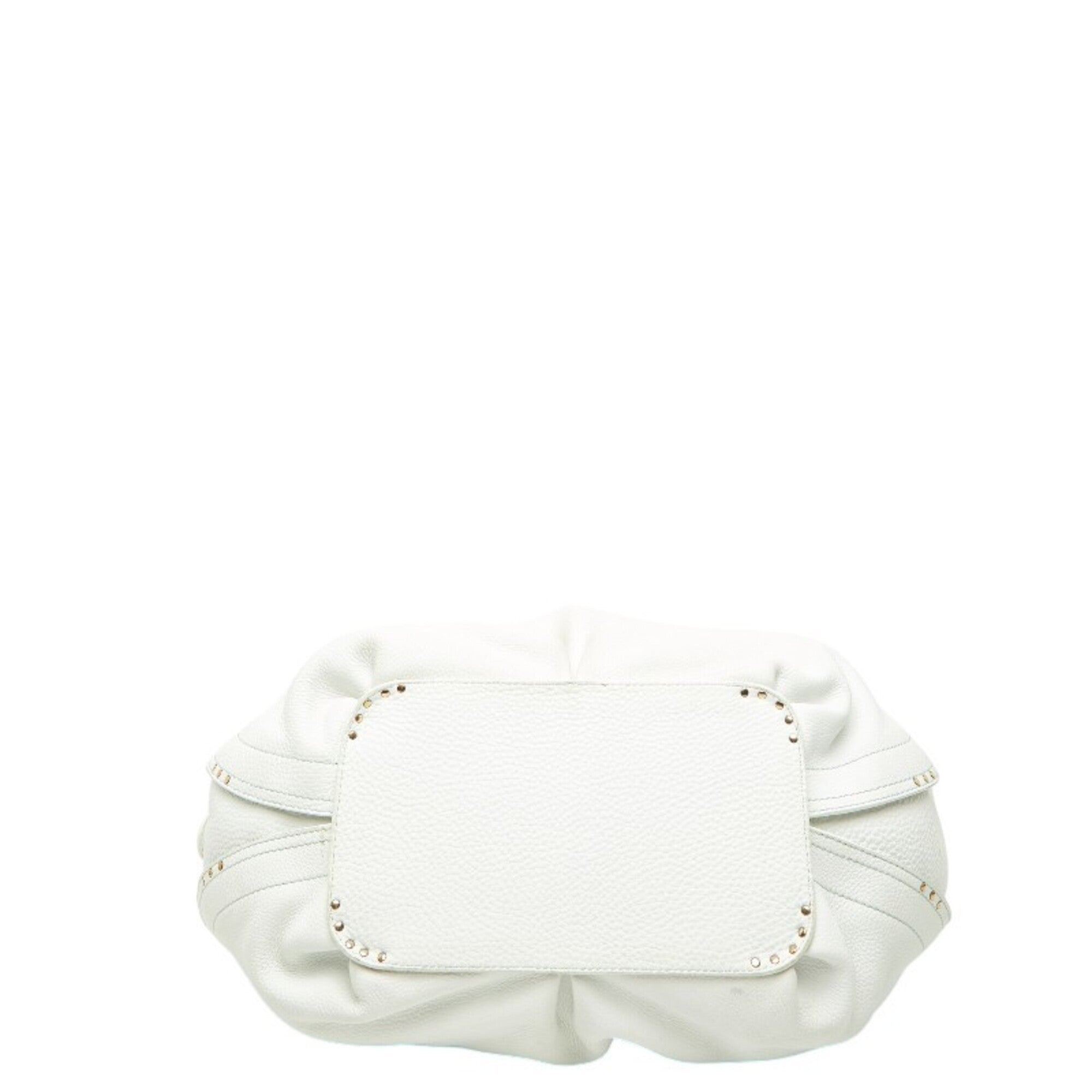 Celine White Leather Tote Bag (Pre-Owned)