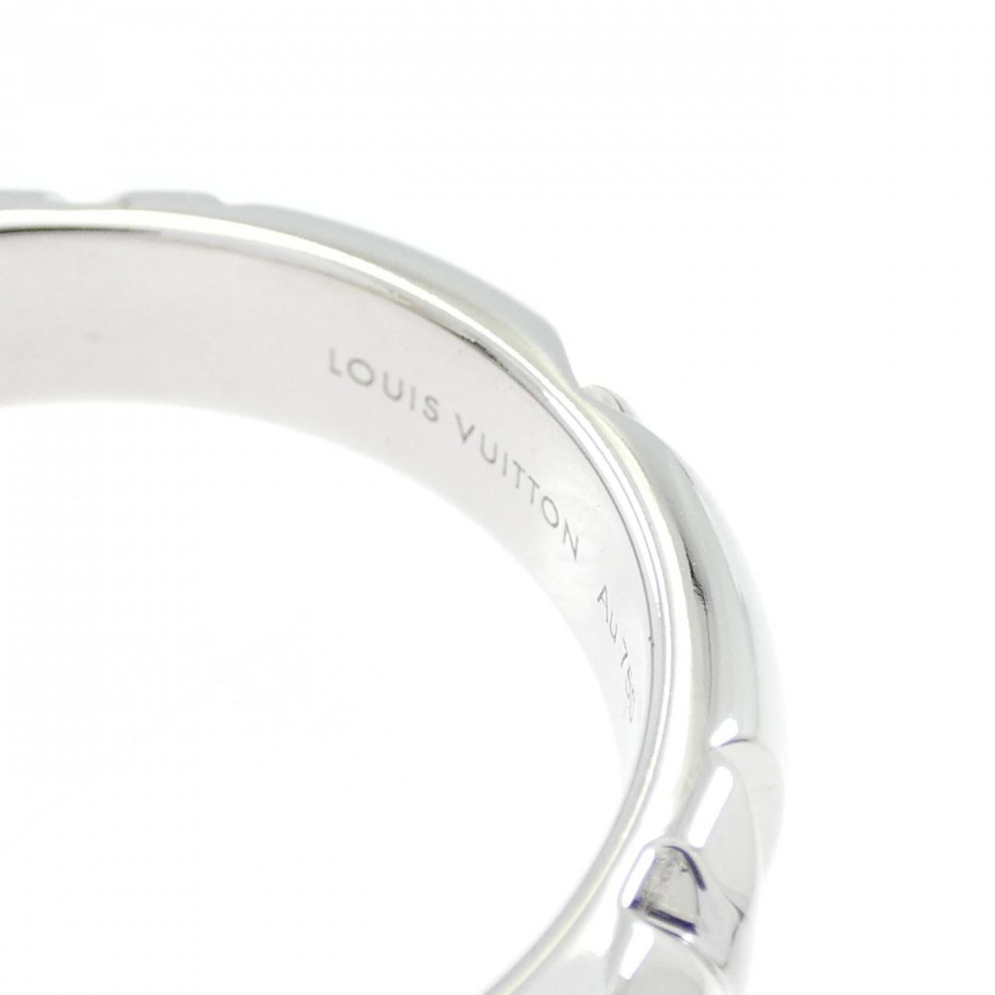 Louis Vuitton White Gold (18K) Band Ring (Pre-Owned)