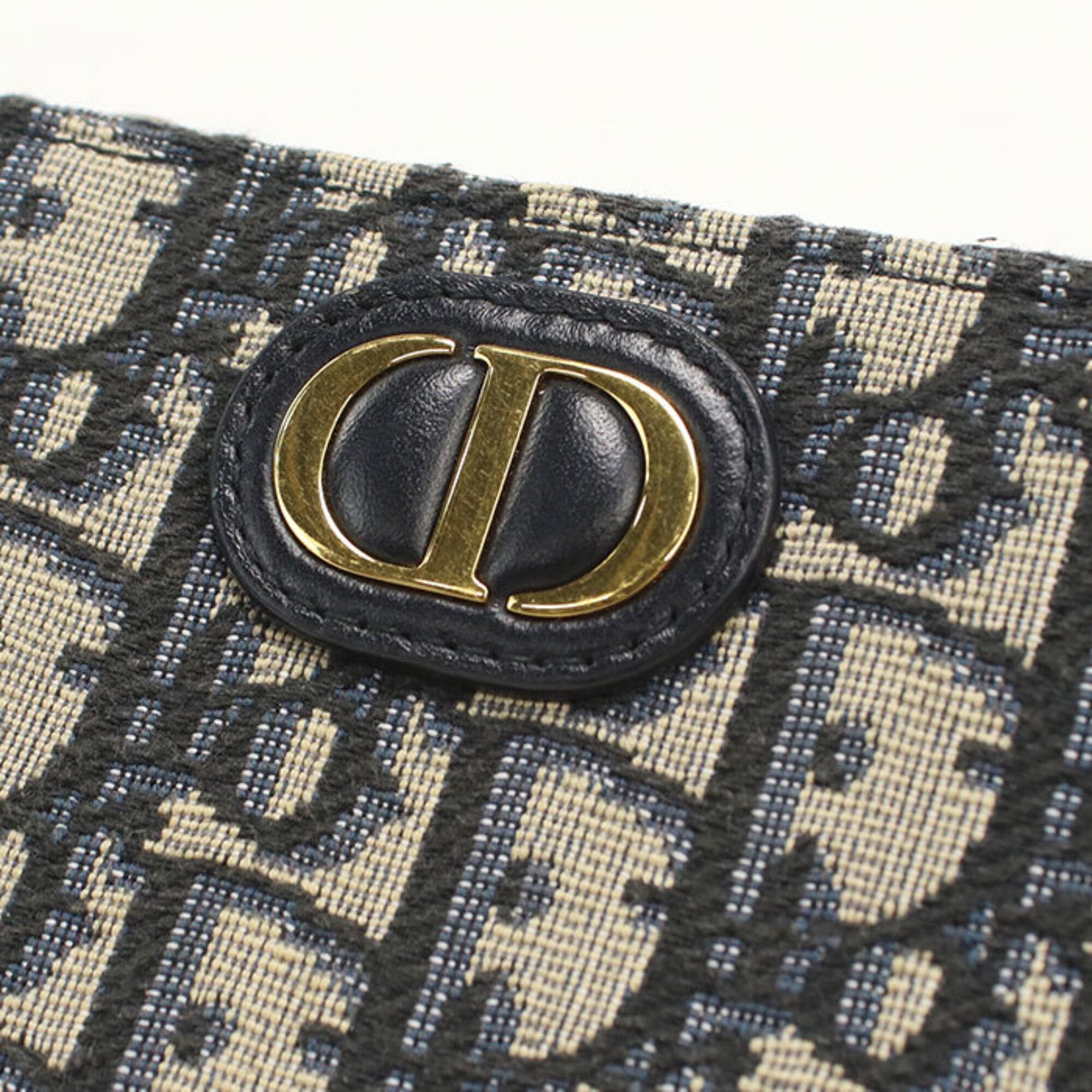 Christian Dior Navy Wallet (Bi-Fold) (Pre-Owned)