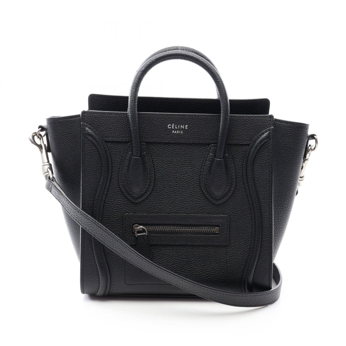 Celine Black Leather Handbag (Pre-Owned)