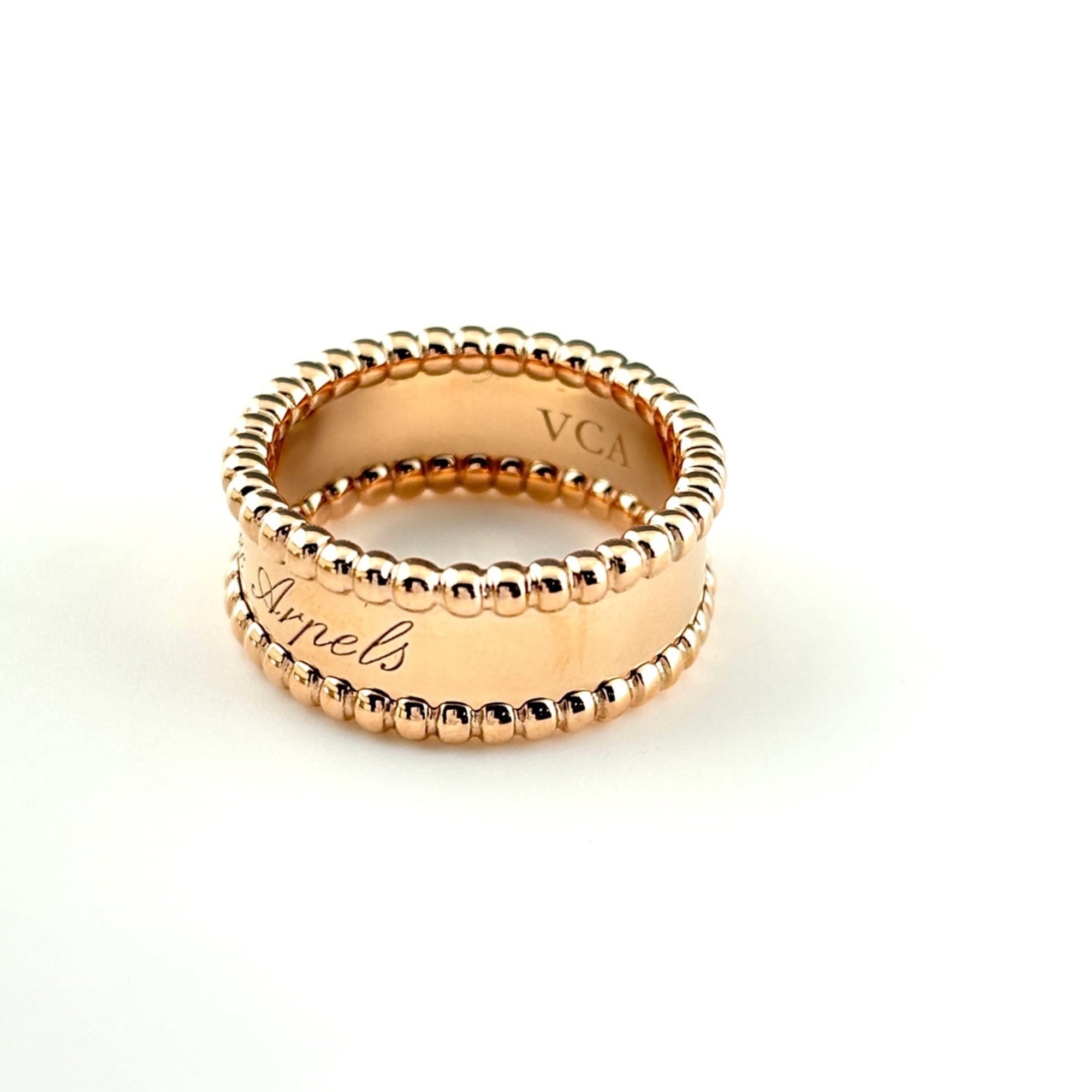 Van Cleef & Arpels Pink Gold (18K) Band Ring (Pre-Owned)