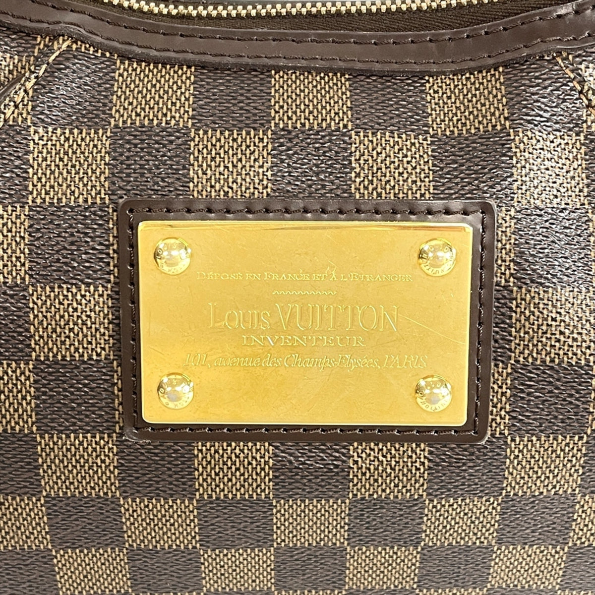 Louis Vuitton Brown Damier Canvas Shoulder Bag (Pre-Owned)