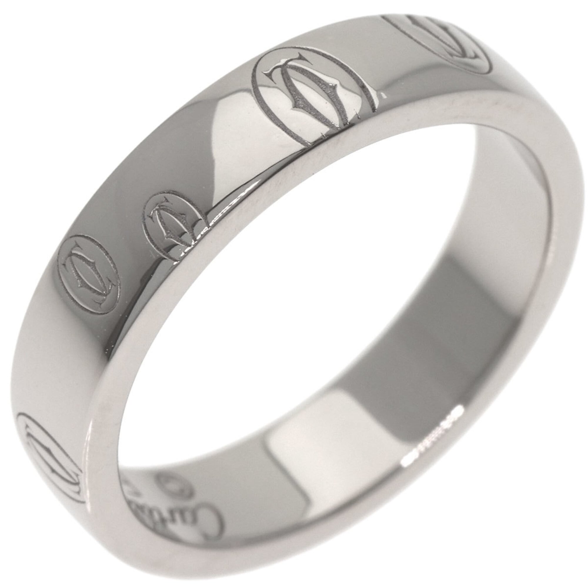 Cartier Happy Birthday White Gold (18K) Band Ring (Pre-Owned)