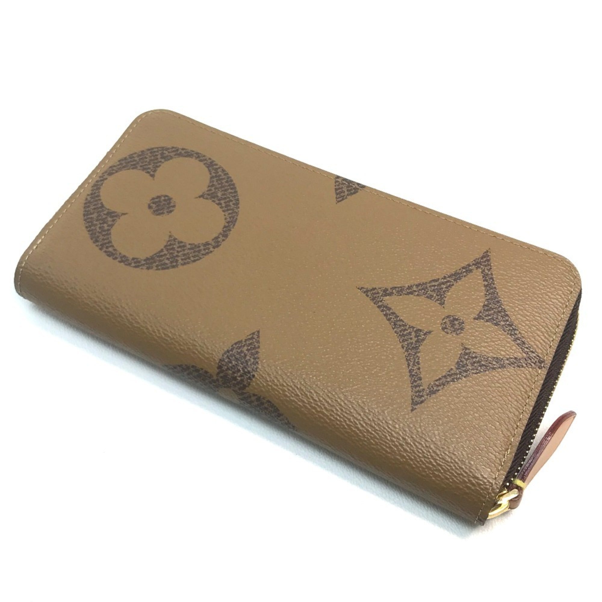 Louis Vuitton Monogram Reverse Brown Monogram Reverse Long Wallet (Bi-Fold) (Pre-Owned)