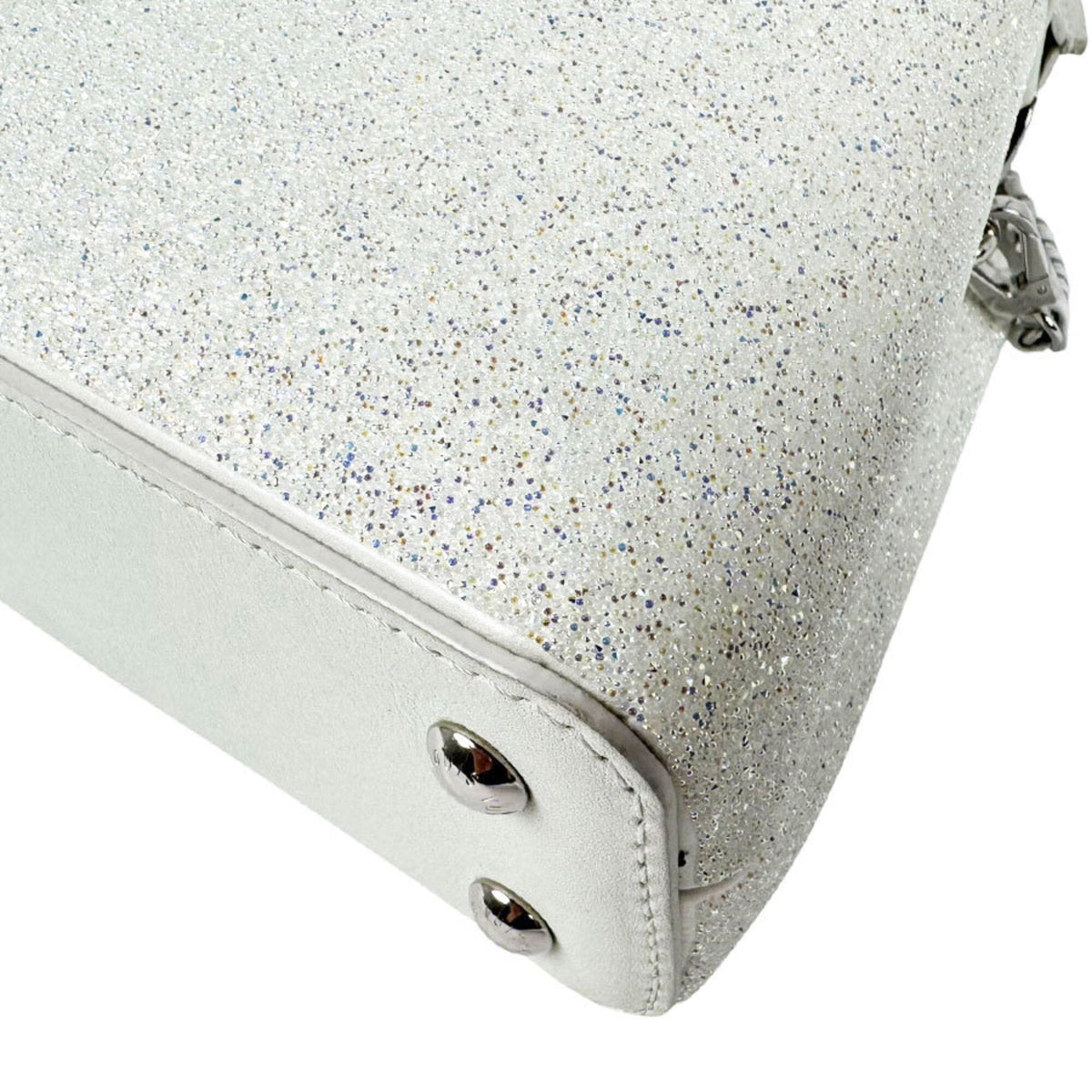 Louis Vuitton White Leather Shoulder Bag (Pre-Owned)