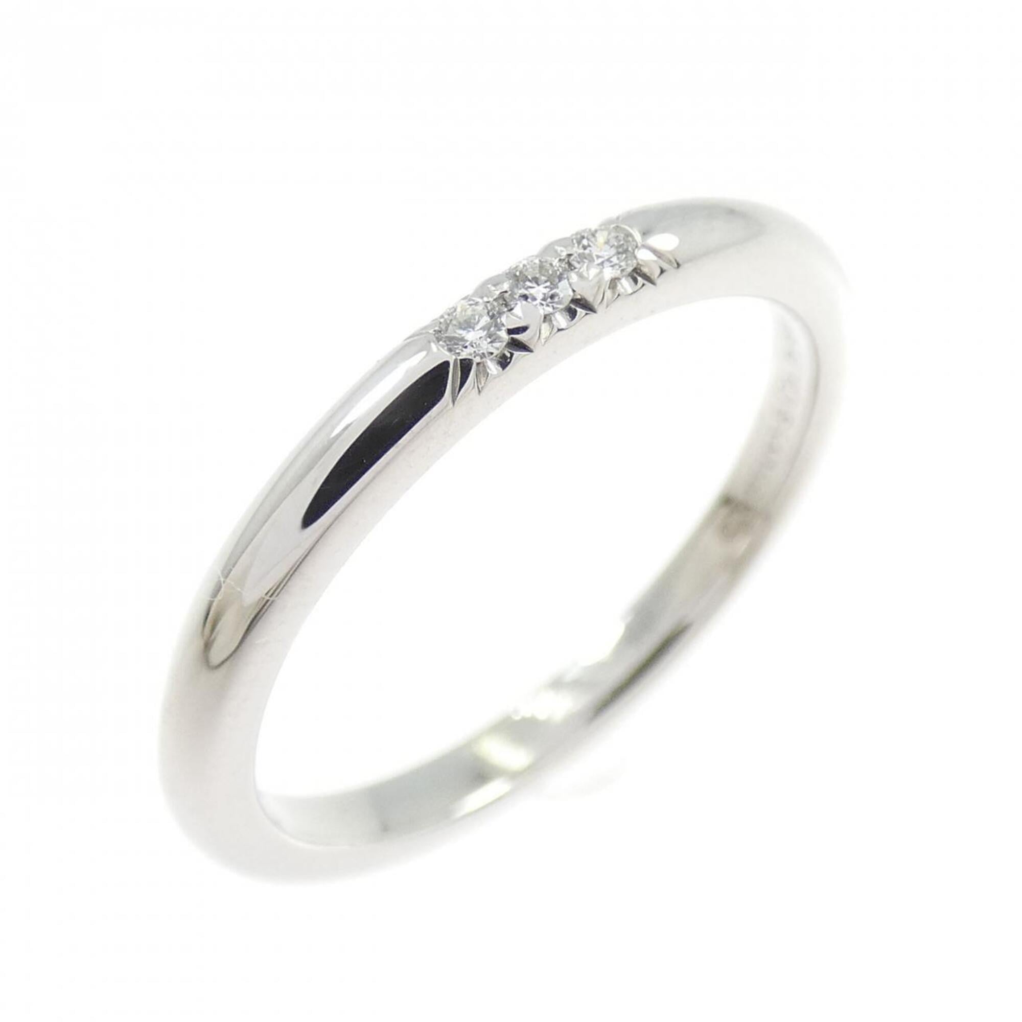 Tiffany Platinum Platinum 950 Band Ring (Pre-Owned)