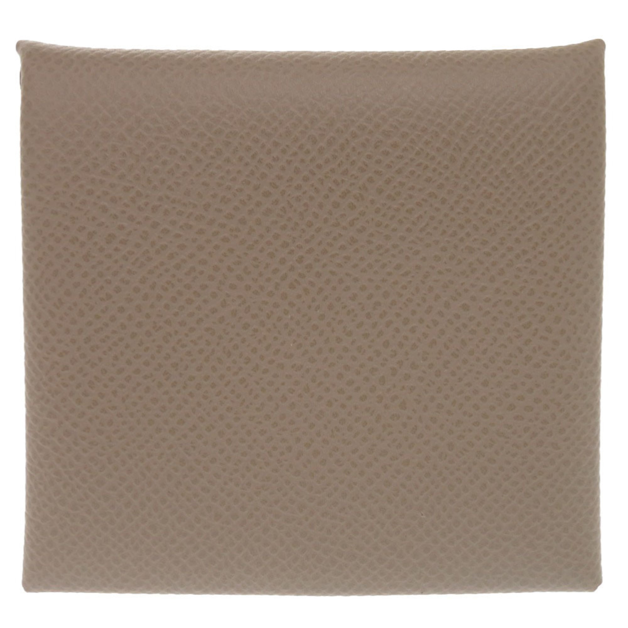 Hermes Etoupe Gray Epsom Leather Coin Purse/Coin Case (Pre-Owned)