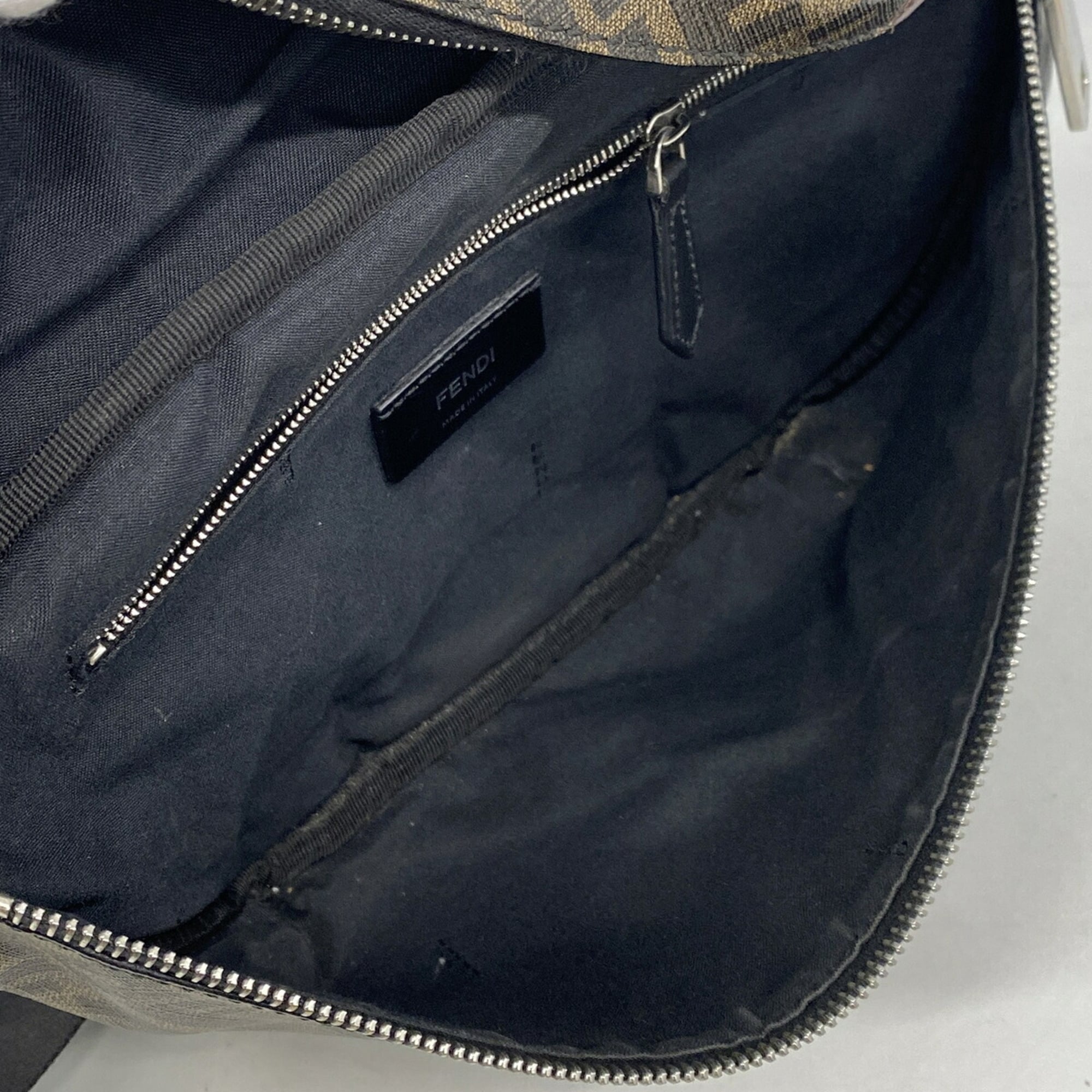 Fendi Brown Pvc Leather Fanny Pack (Pre-Owned)