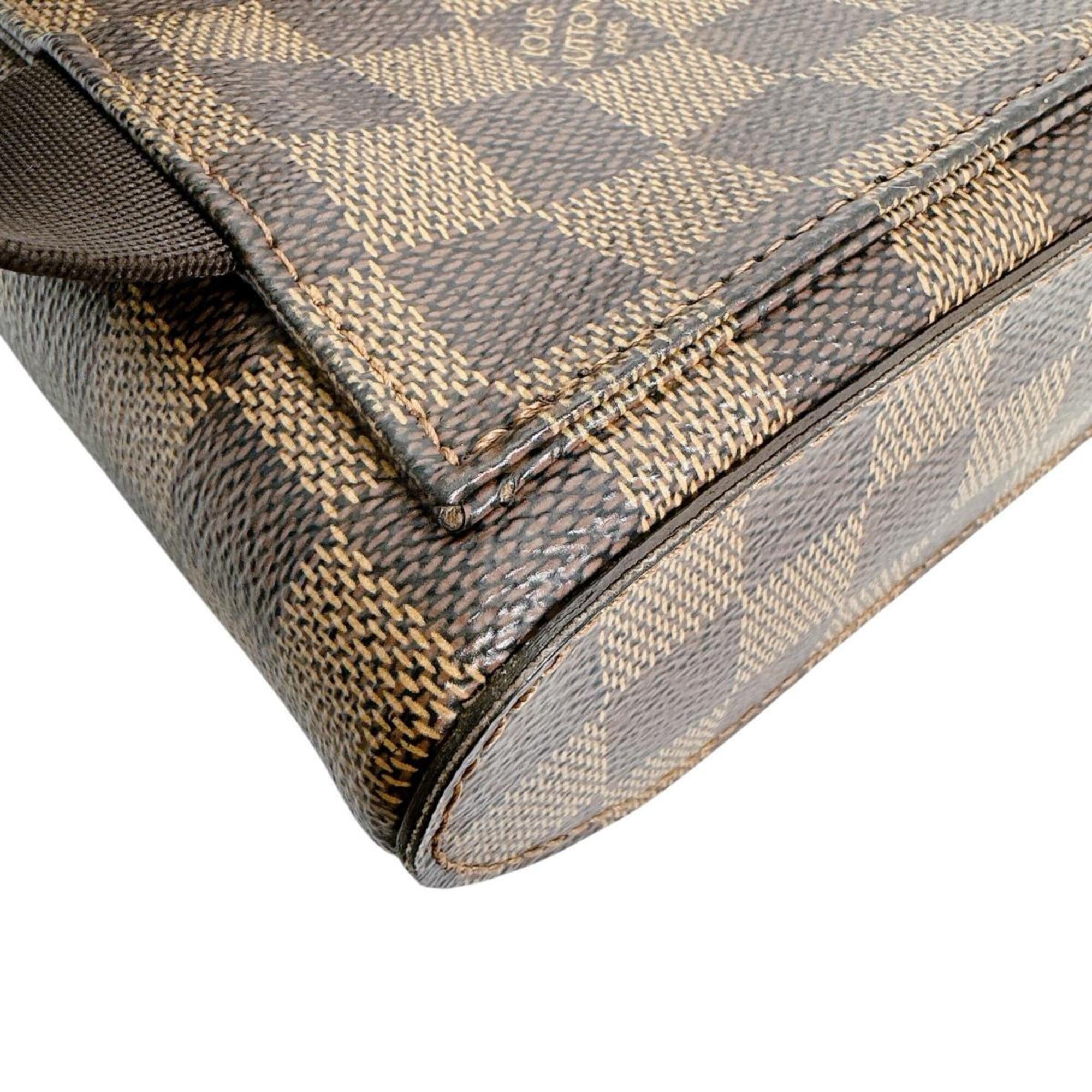 Louis Vuitton Brown Galle Or Damier Canvas Pouch Sling Bag (Pre-Owned)