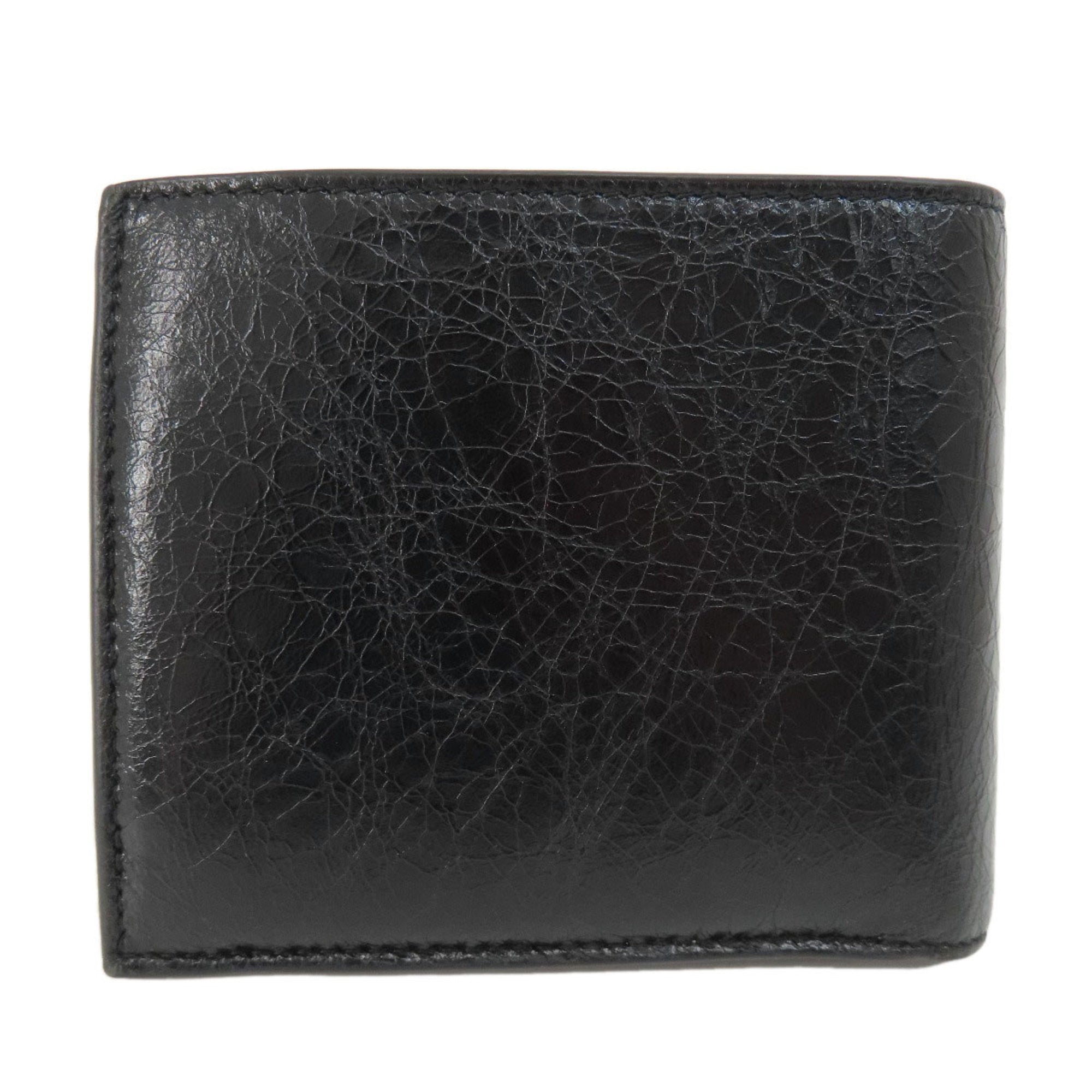 Balenciaga Black Leather Wallet (Bi-Fold) (Pre-Owned)