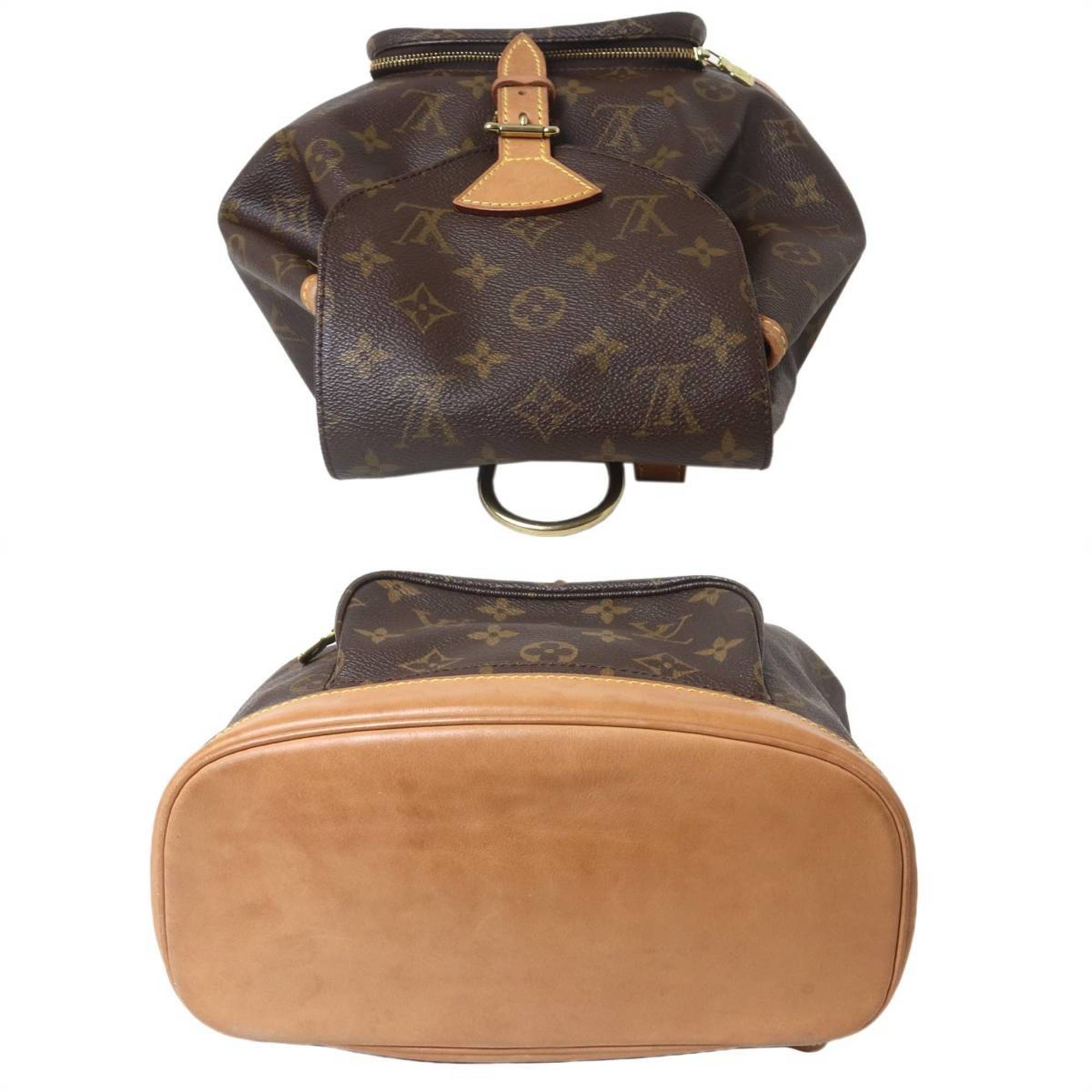 Louis Vuitton Monogram Leather Backpack (Pre-Owned)