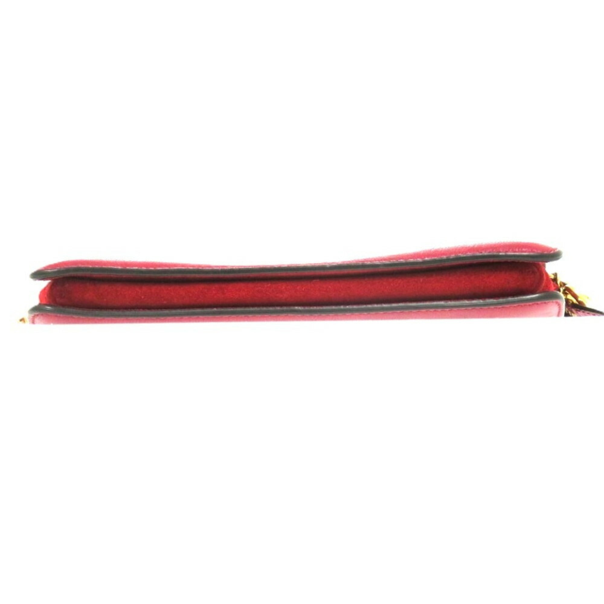 Givenchy Bordeaux Leather Shoulder Bag (Pre-Owned)