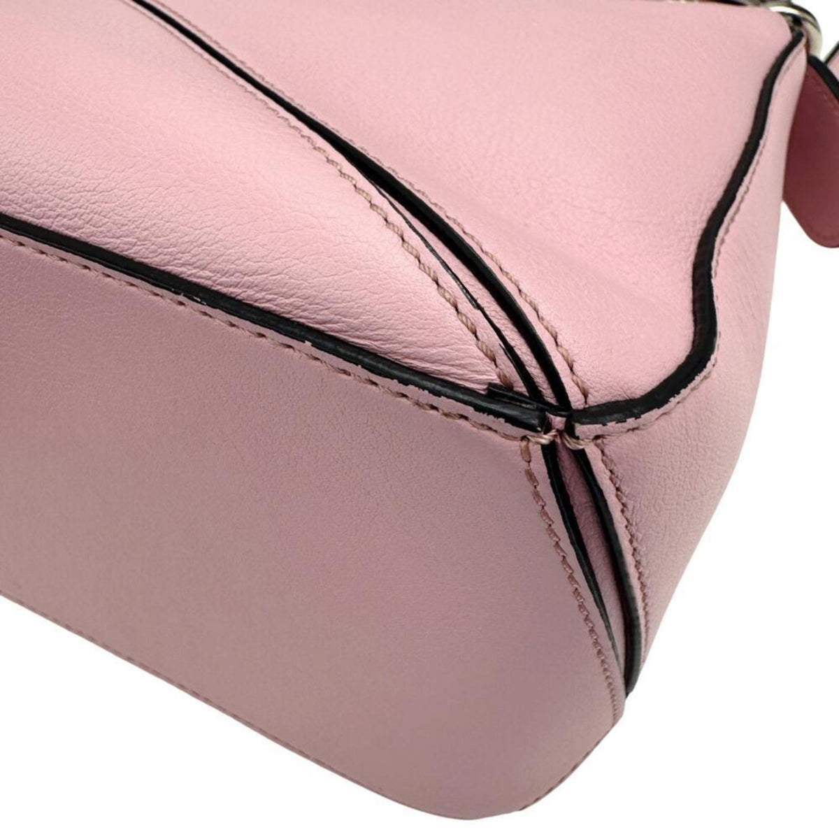 Loewe Pink Leather Handbag Shoulder Bag (Pre-Owned)