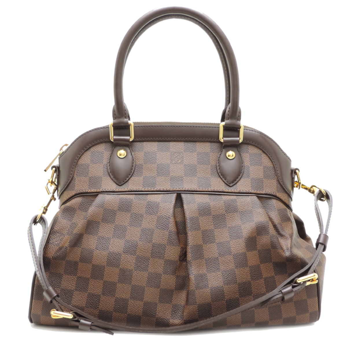 Louis Vuitton Brown Ebene Damier Canvas Handbag (Pre-Owned)