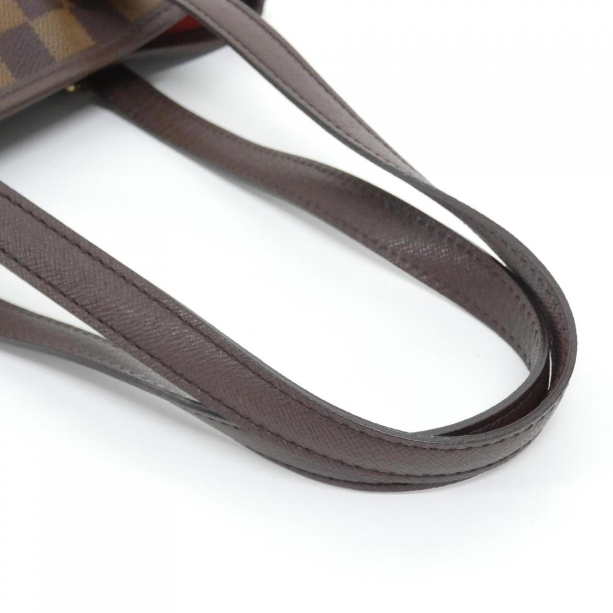 Louis Vuitton Ebene Coated Canvas Shoulder Bag (Pre-Owned)