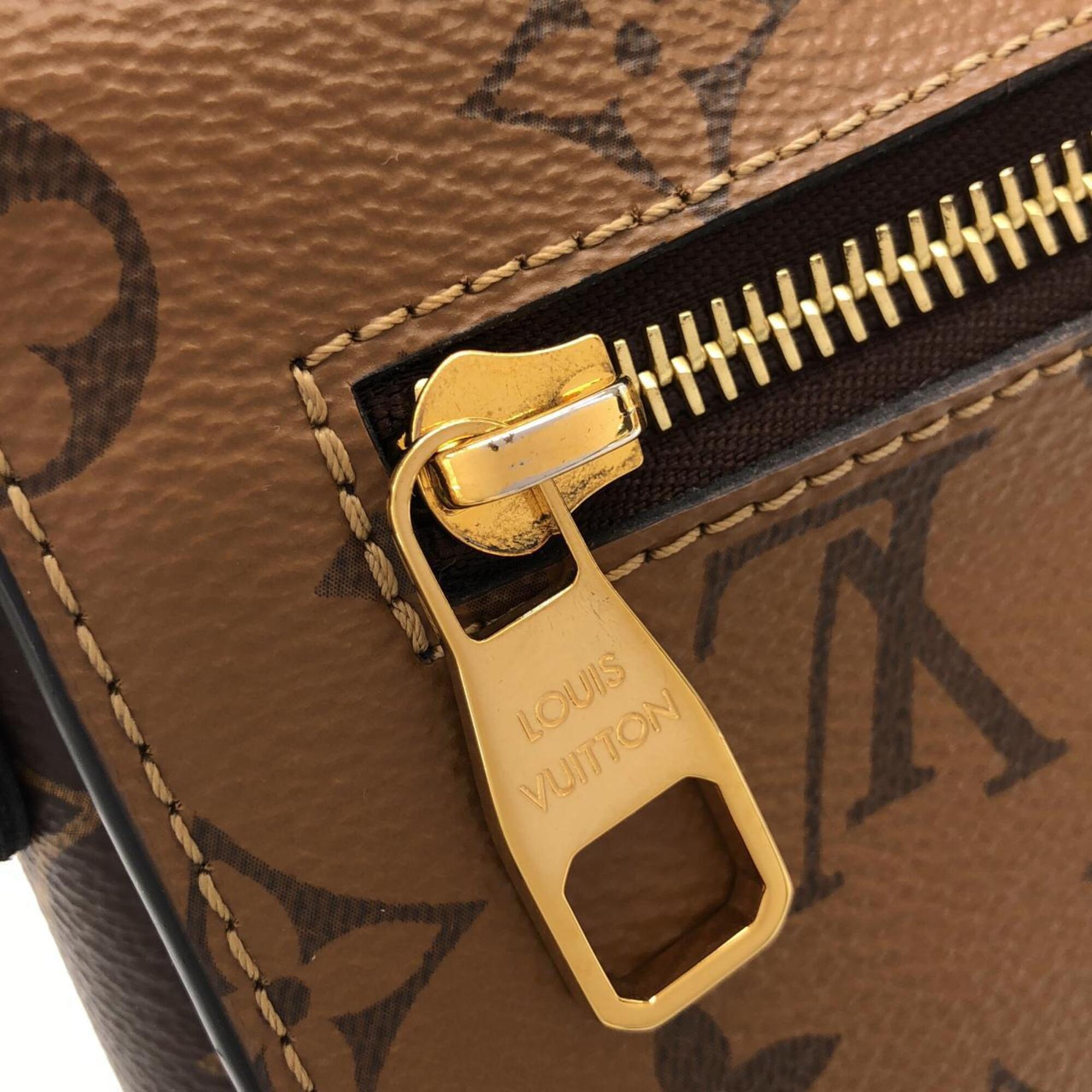 Louis Vuitton Brown Coated Canvas Handbag Pochette (Pre-Owned)