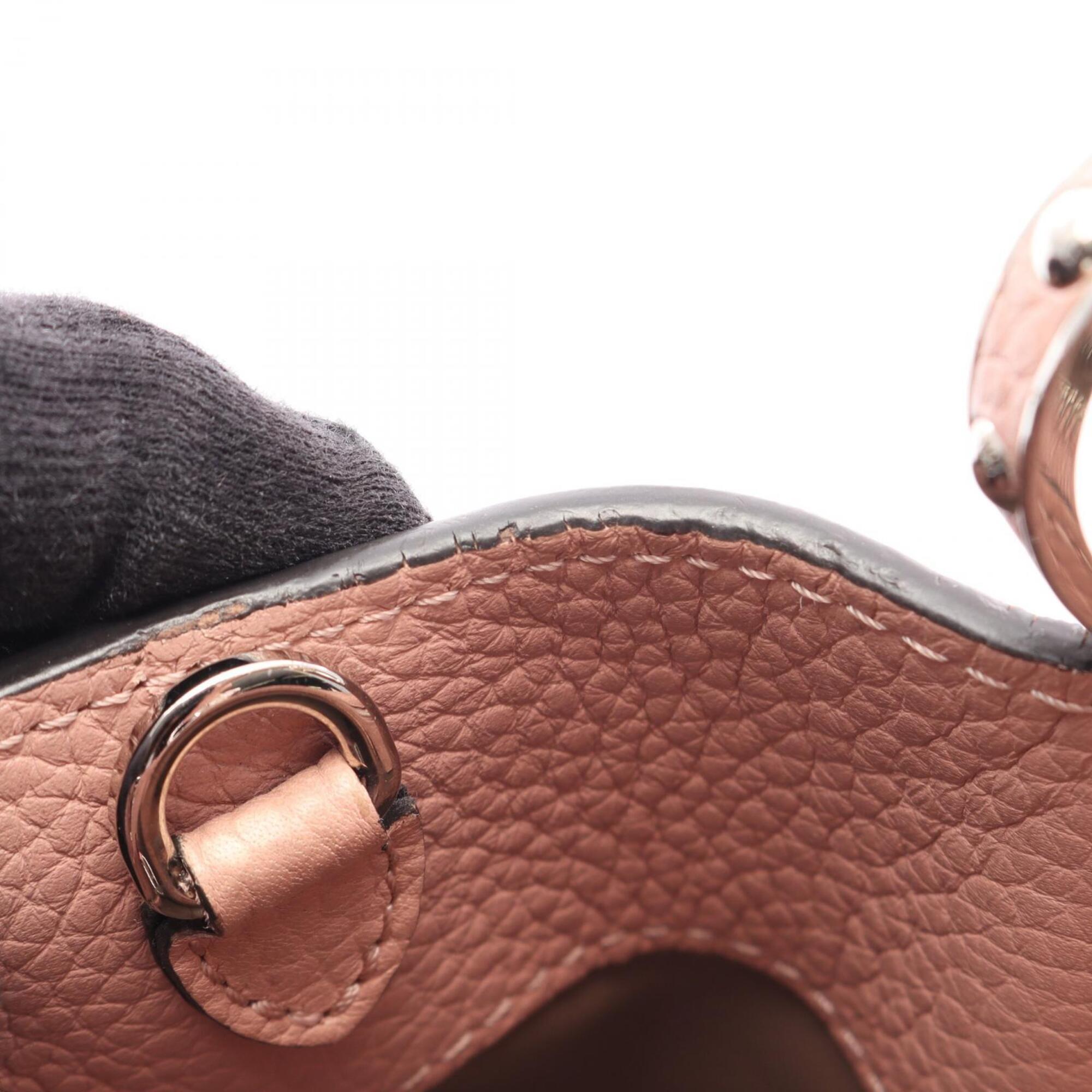 Louis Vuitton Magnolia Pink Leather Handbag (Pre-Owned)