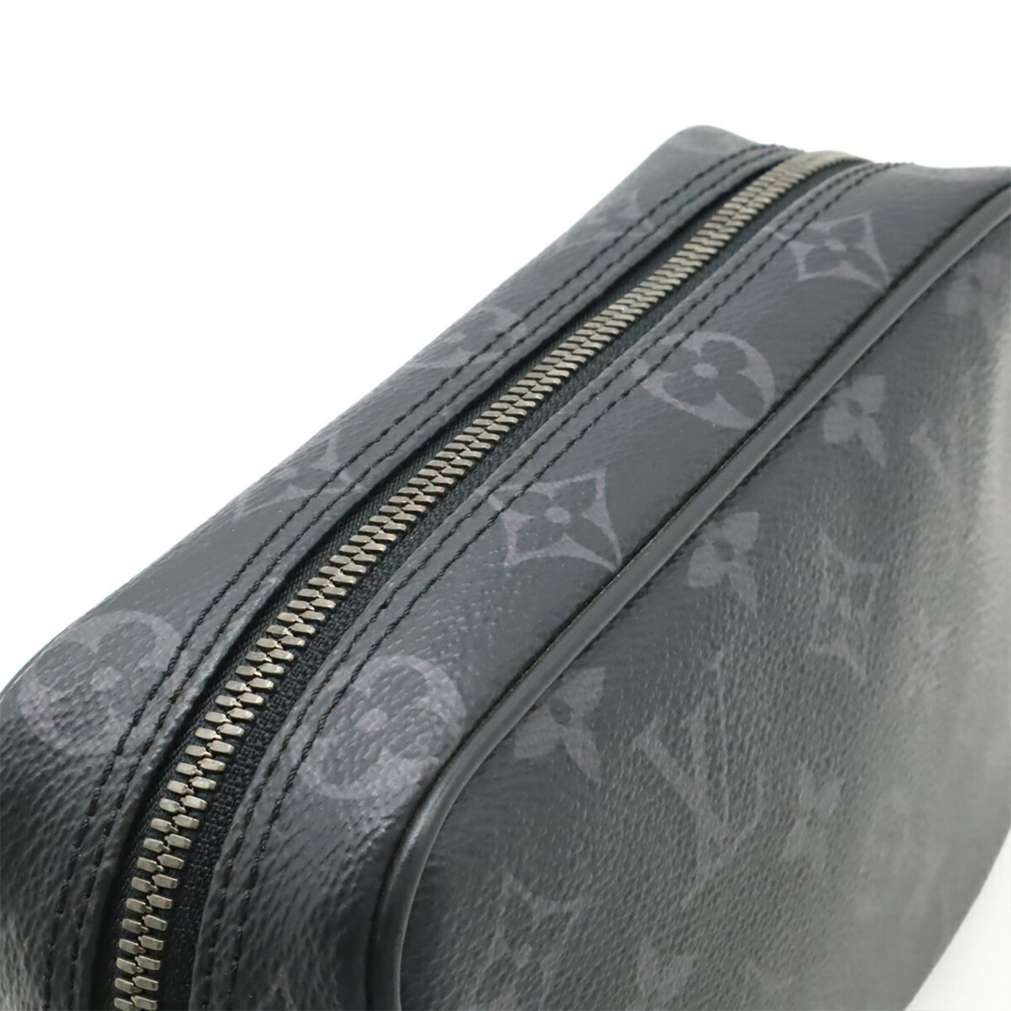 Louis Vuitton Black Gray Monogram Eclipse White Monogram Eclipse Clutch Bag Pouch (Pre-Owned)