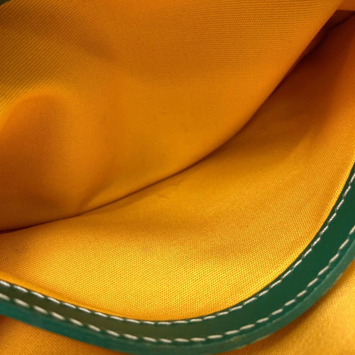 Goyard Green Coated Canvas Shoulder Bag (Pre-Owned)