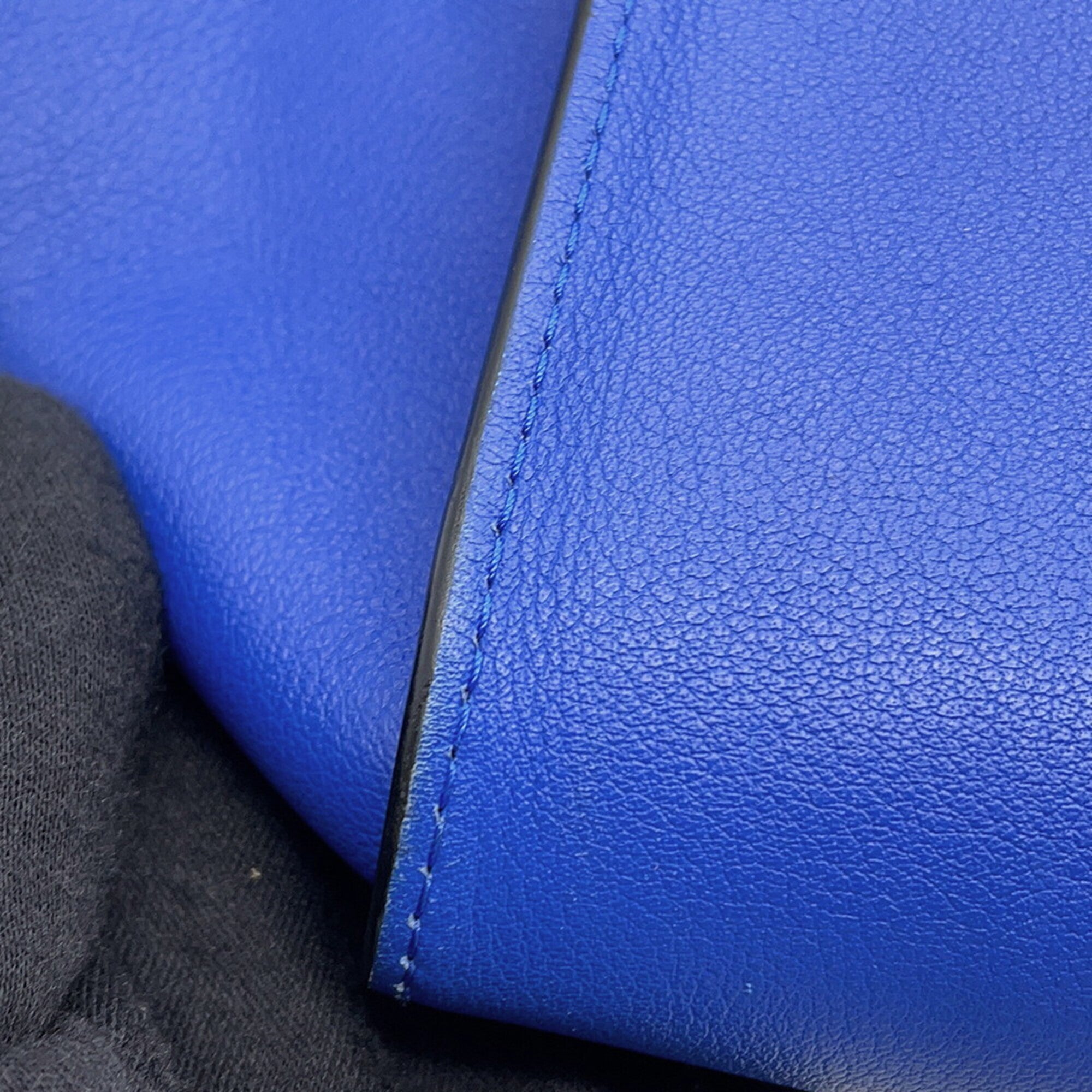 Loewe Blue Leather Handbag Shoulder Bag (Pre-Owned)