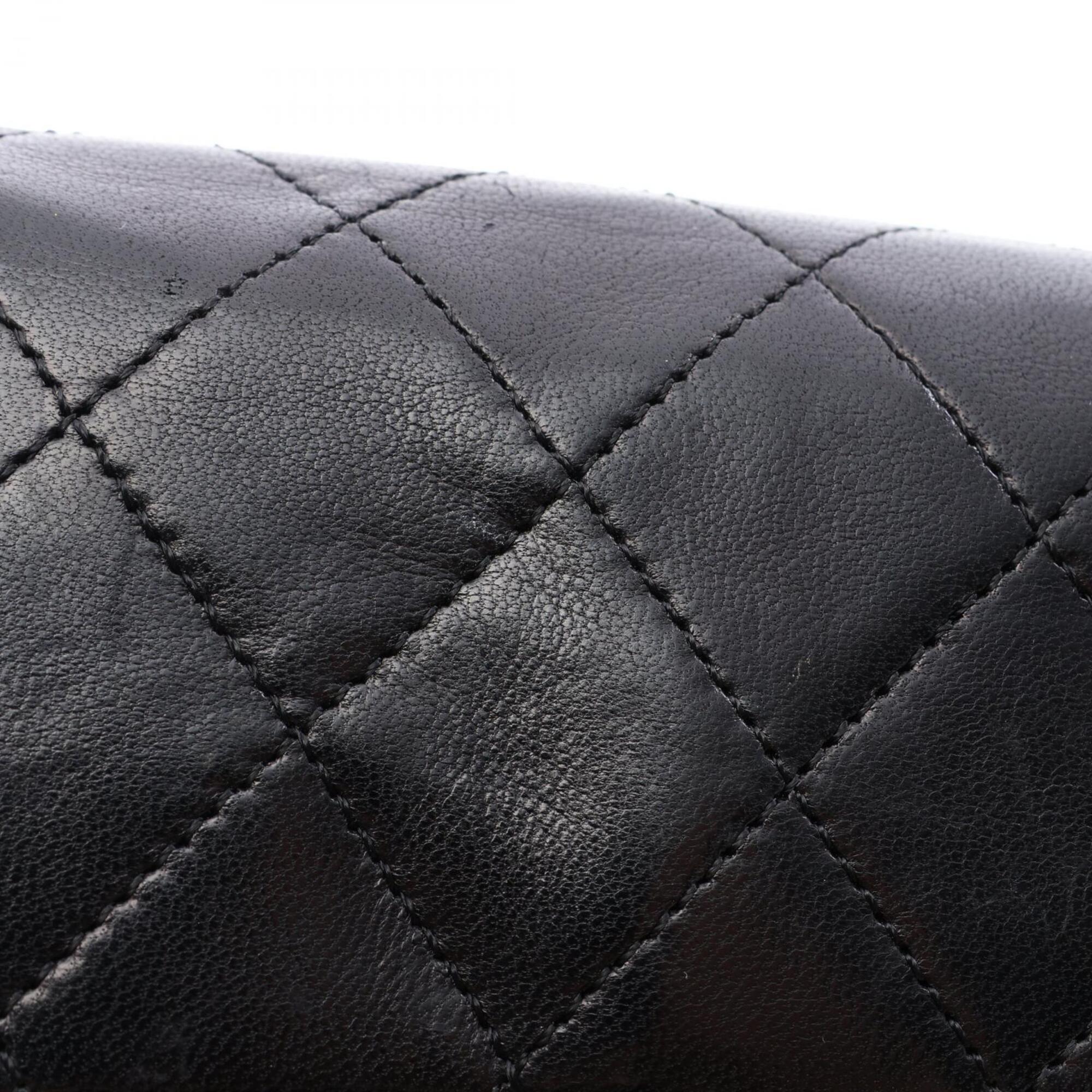 Chanel Black Leather Handbag (Pre-Owned)