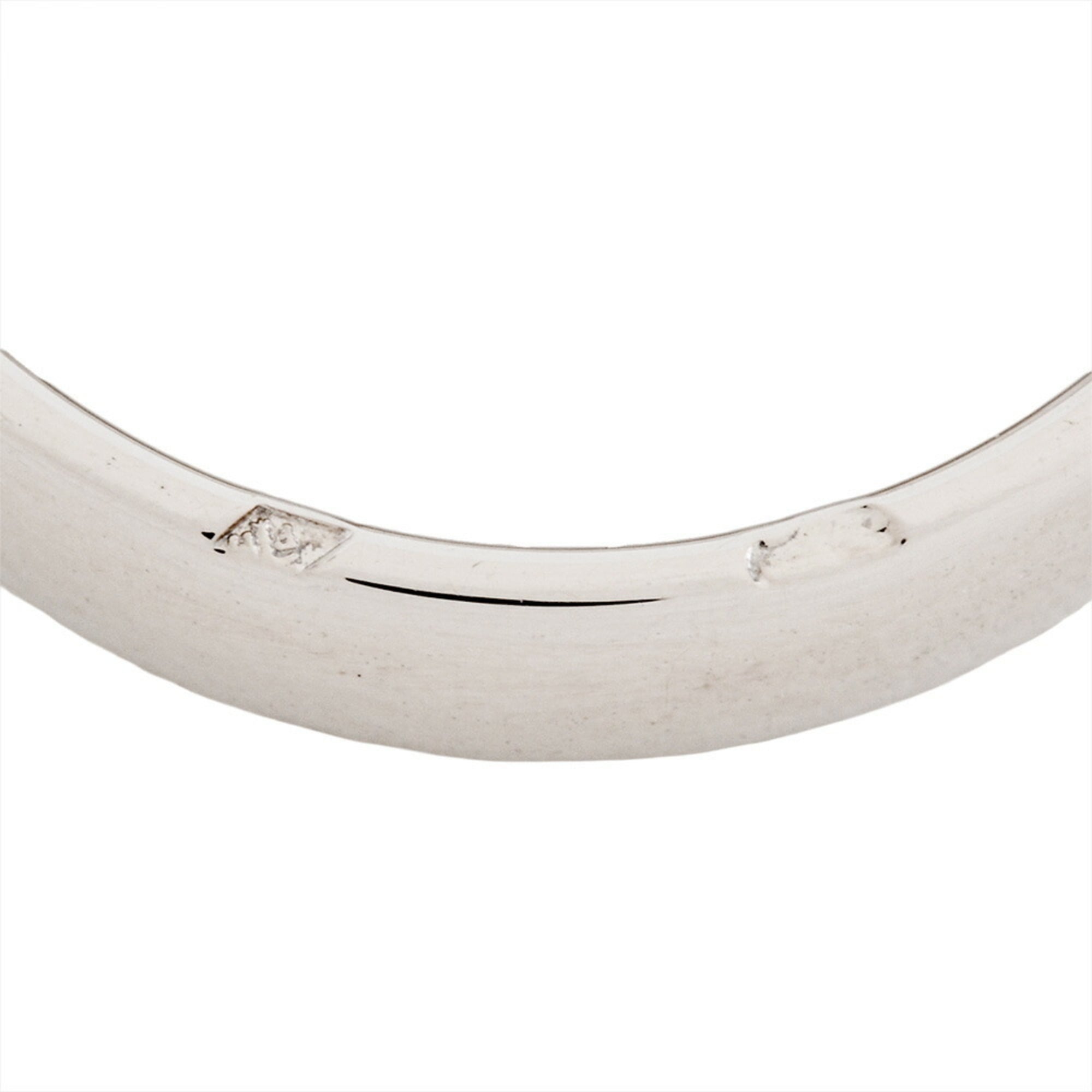 Hermes White Gold (18K) Band Ring (Pre-Owned)