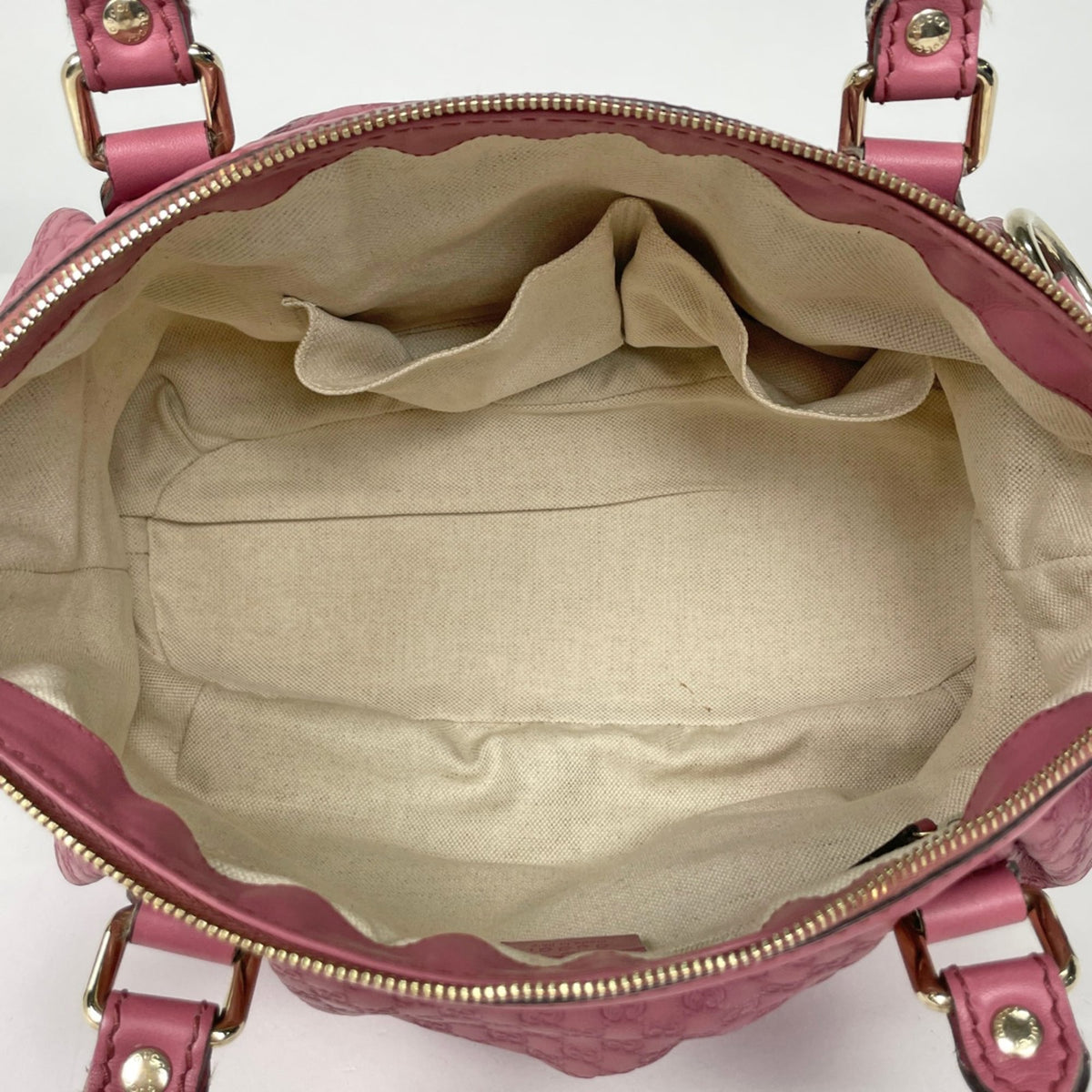 Gucci Sukey Pink Leather Handbag (Pre-Owned)
